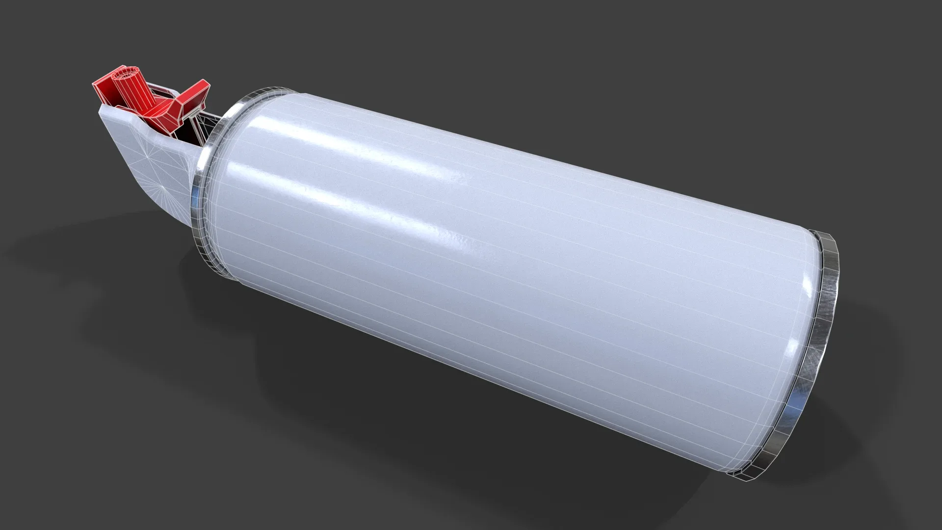 Compressed Air Can V01 - Low Poly