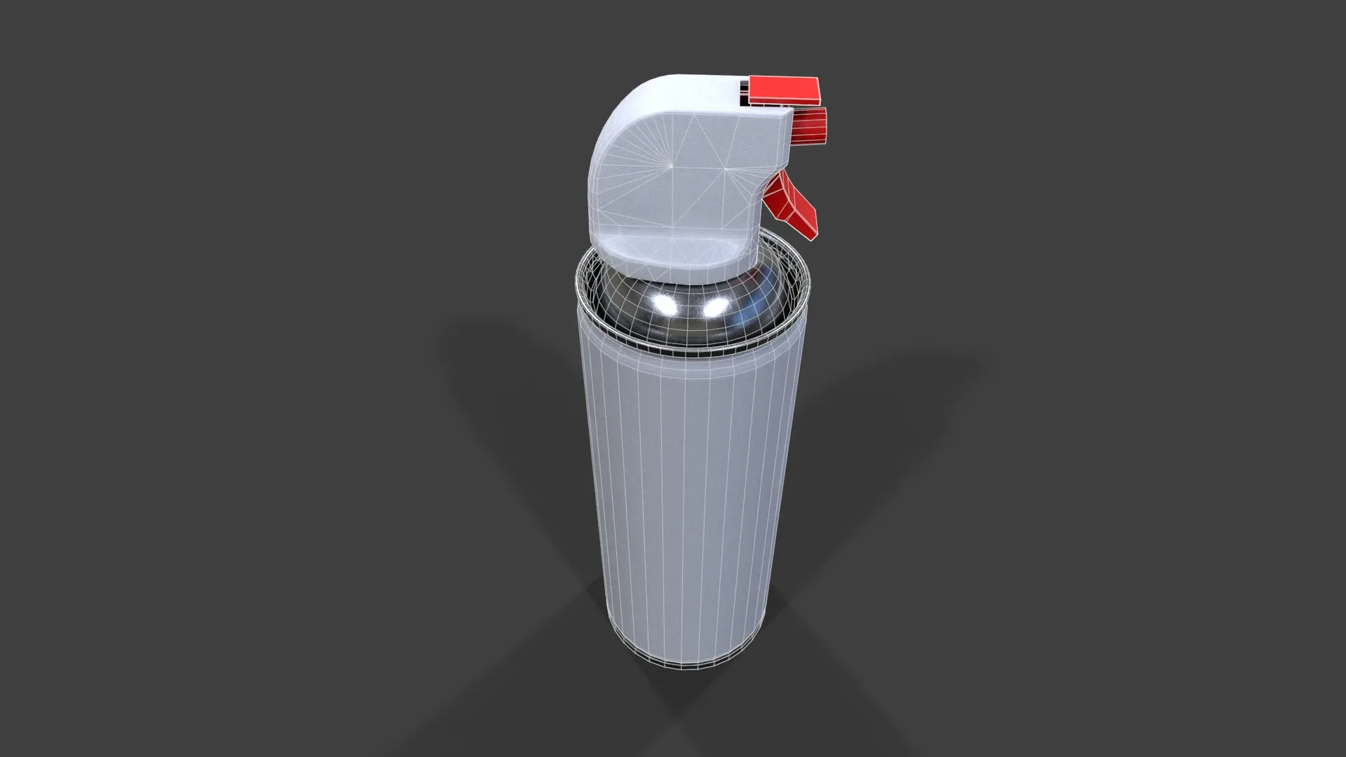 Compressed Air Can V01 - Low Poly