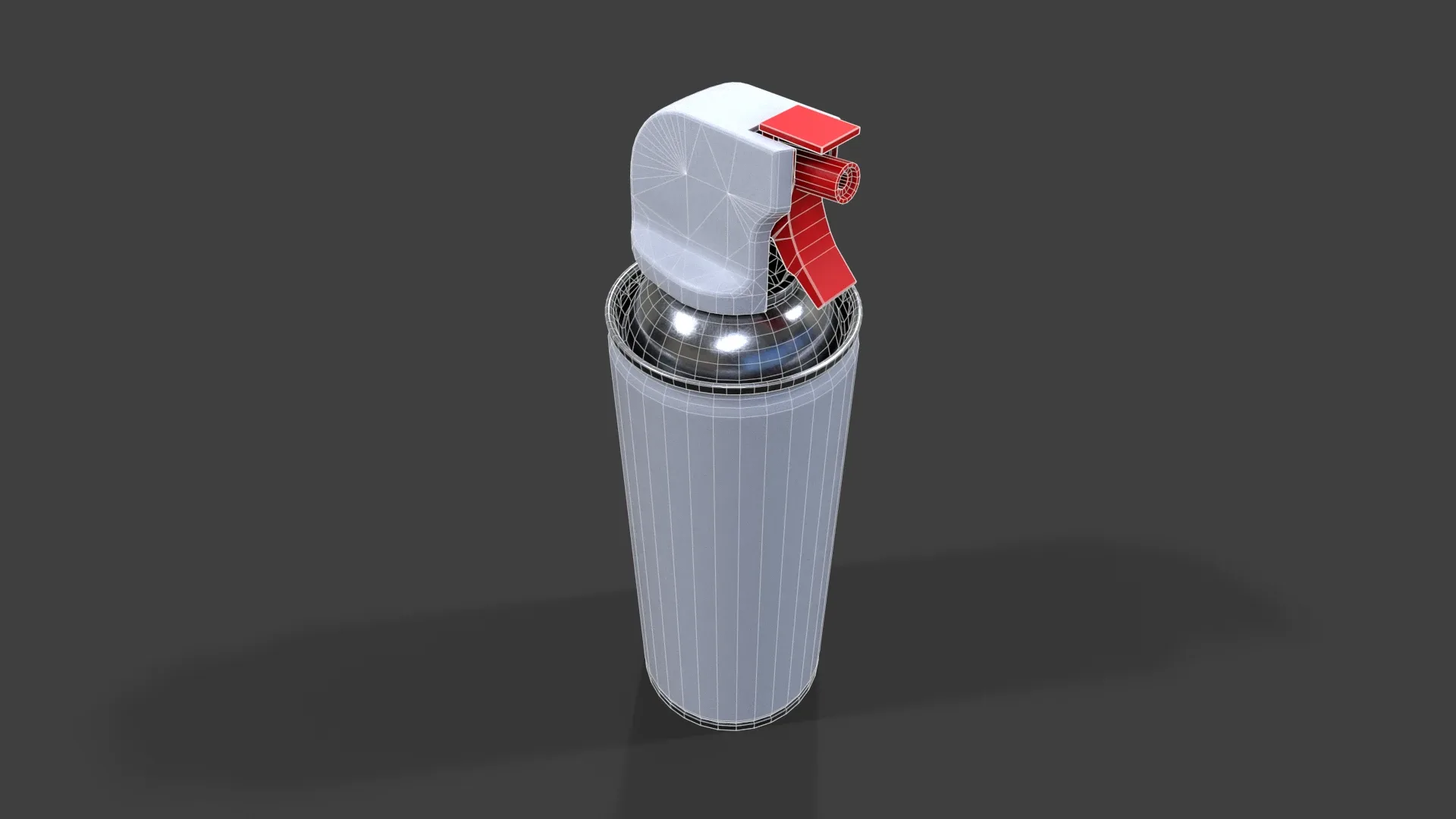 Compressed Air Can V01 - Low Poly