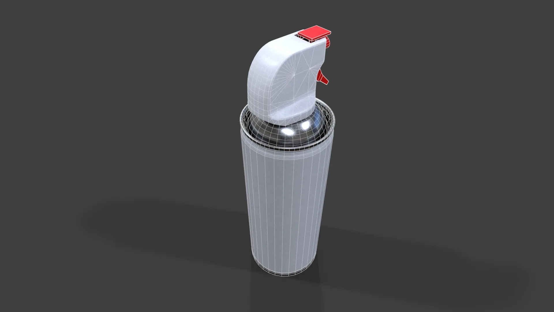 Compressed Air Can V01 - Low Poly