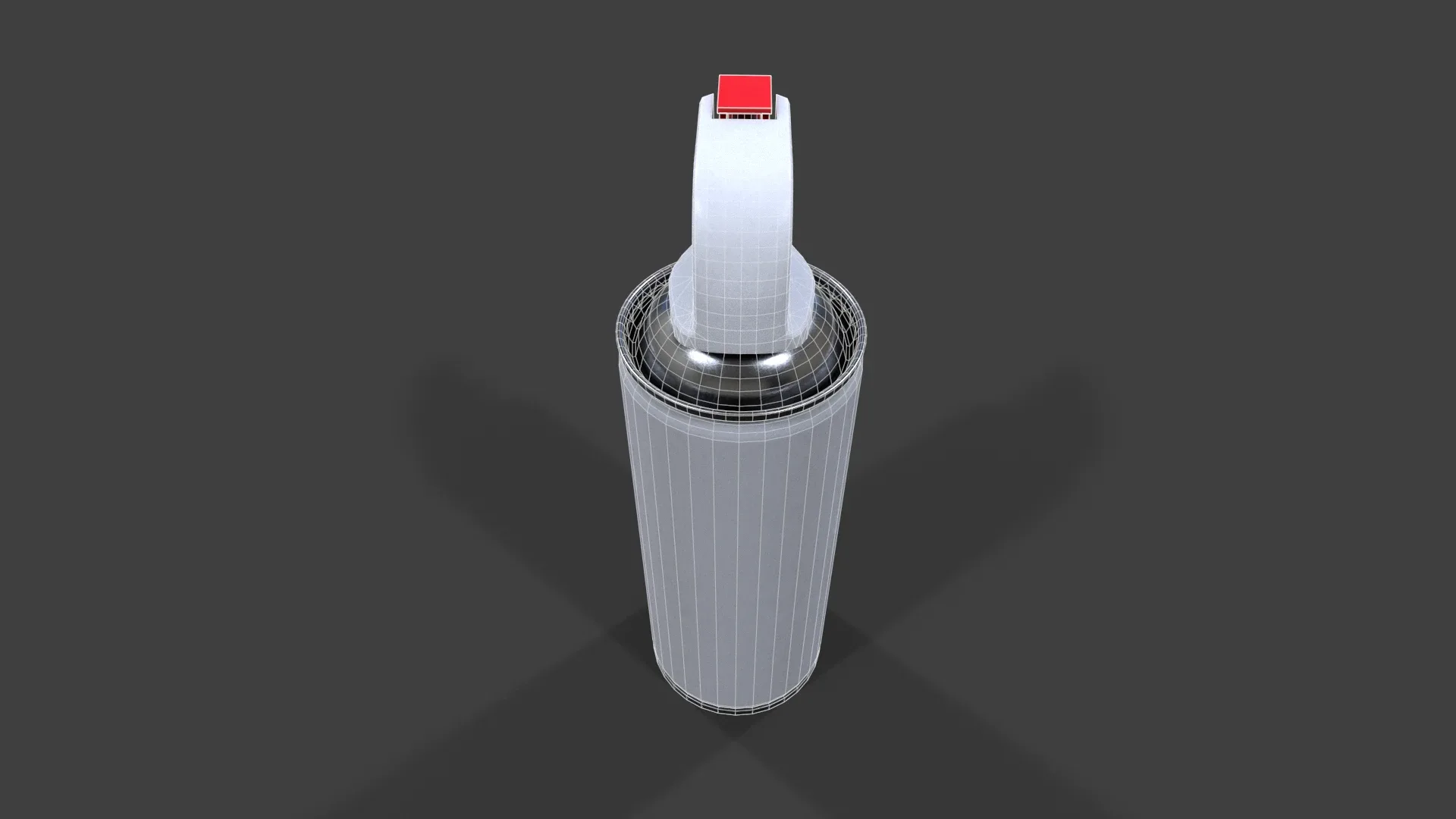 Compressed Air Can V01 - Low Poly