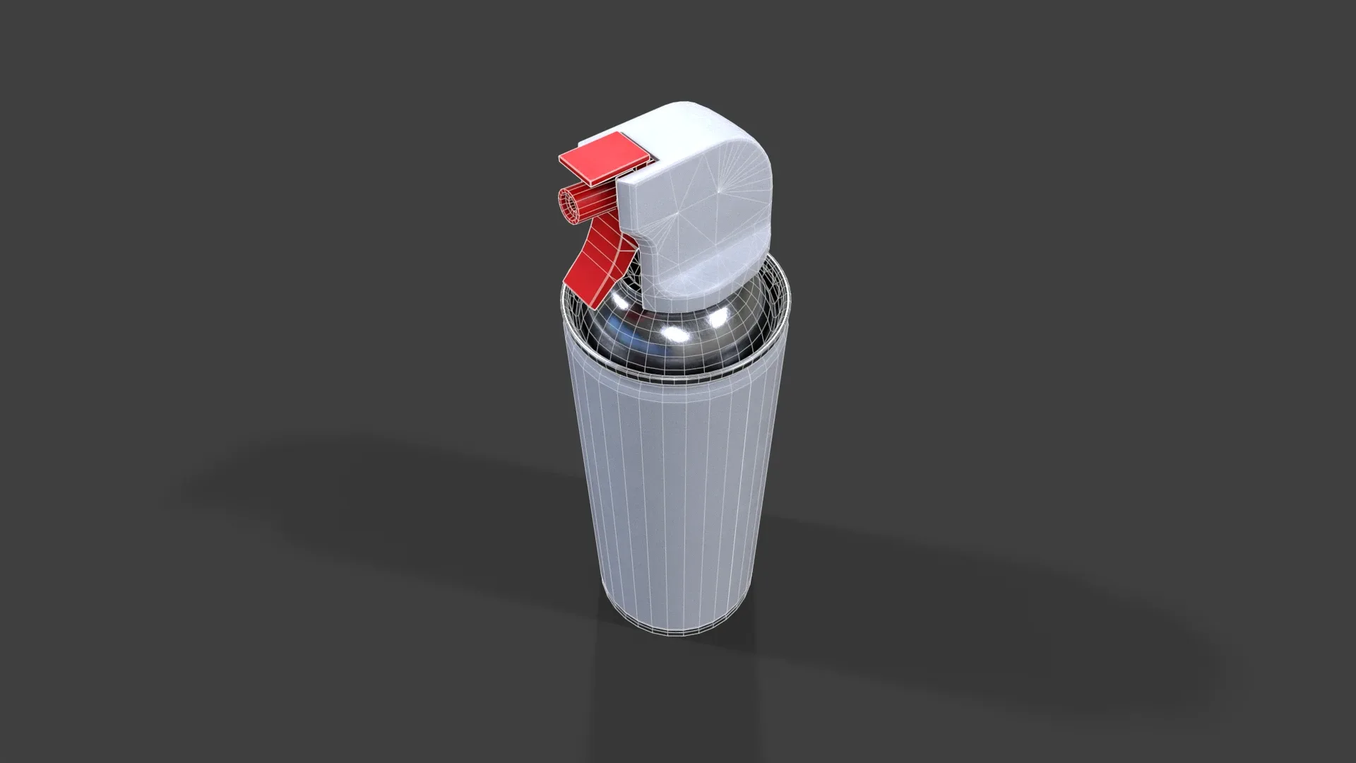 Compressed Air Can V01 - Low Poly