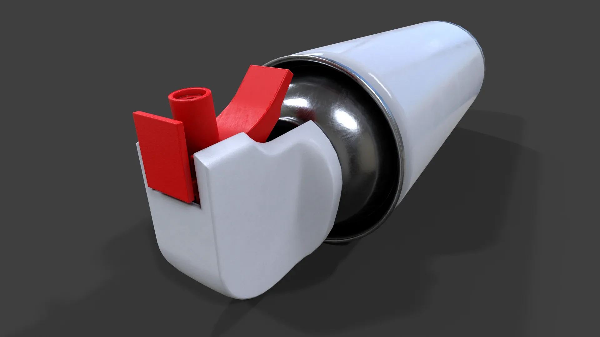 Compressed Air Can V01 - Low Poly