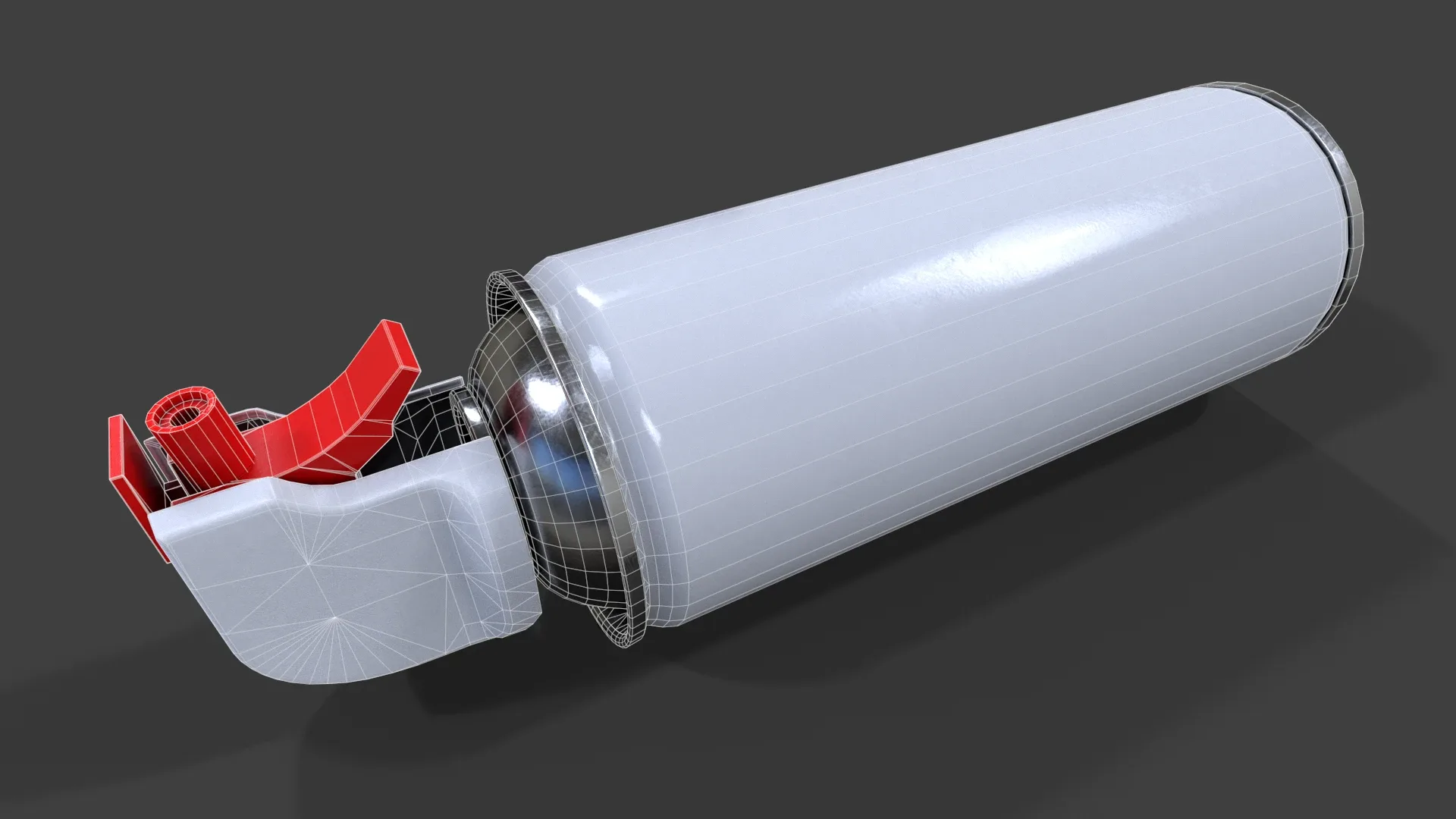 Compressed Air Can V01 - Low Poly