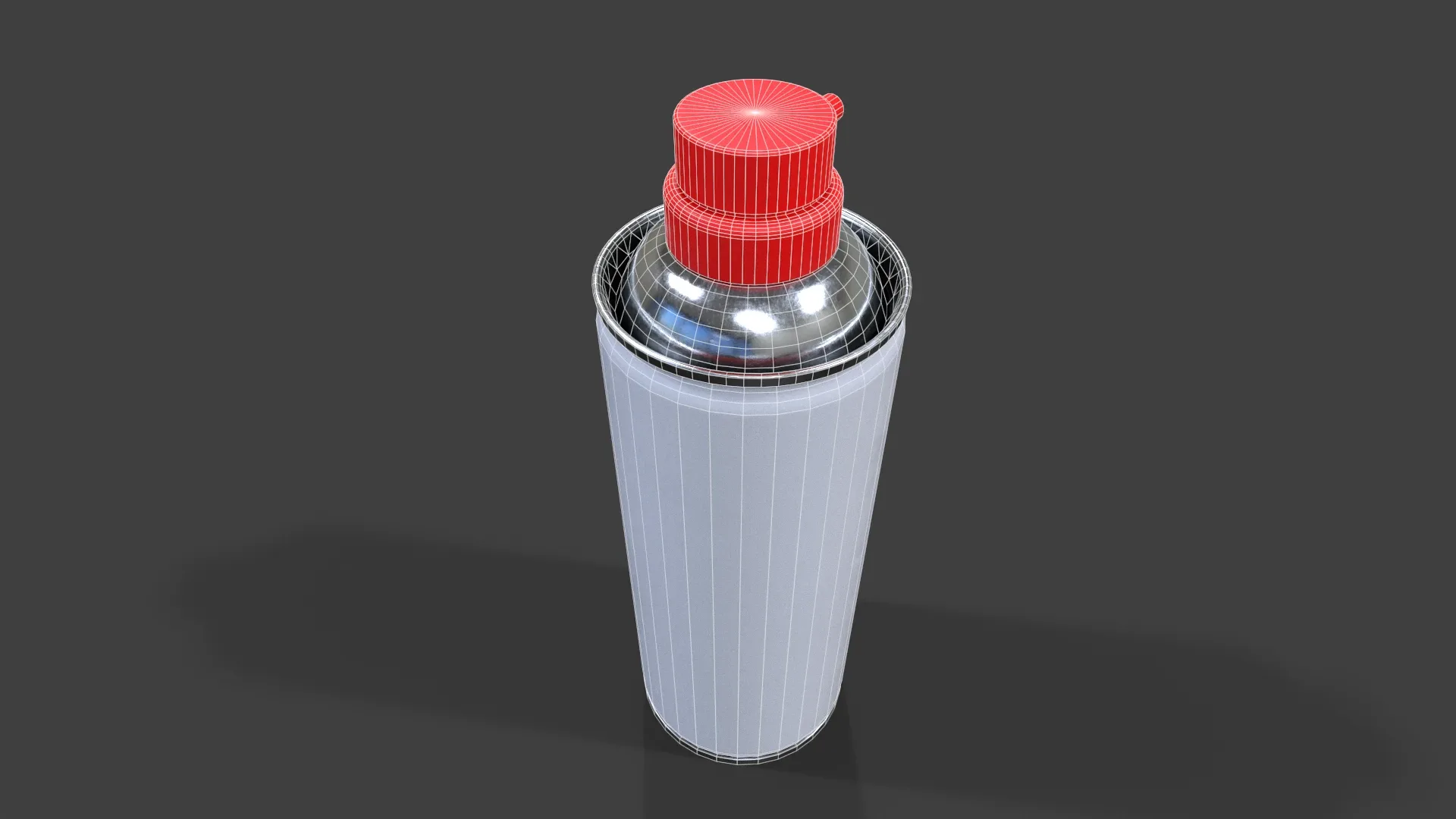 Compressed Air Can V02 - Low Poly