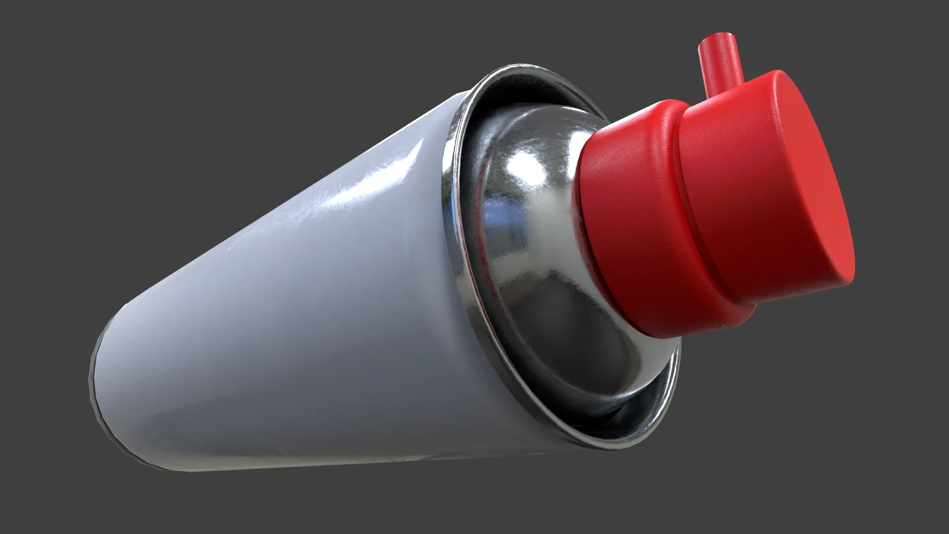 Compressed Air Can V02 - Low Poly