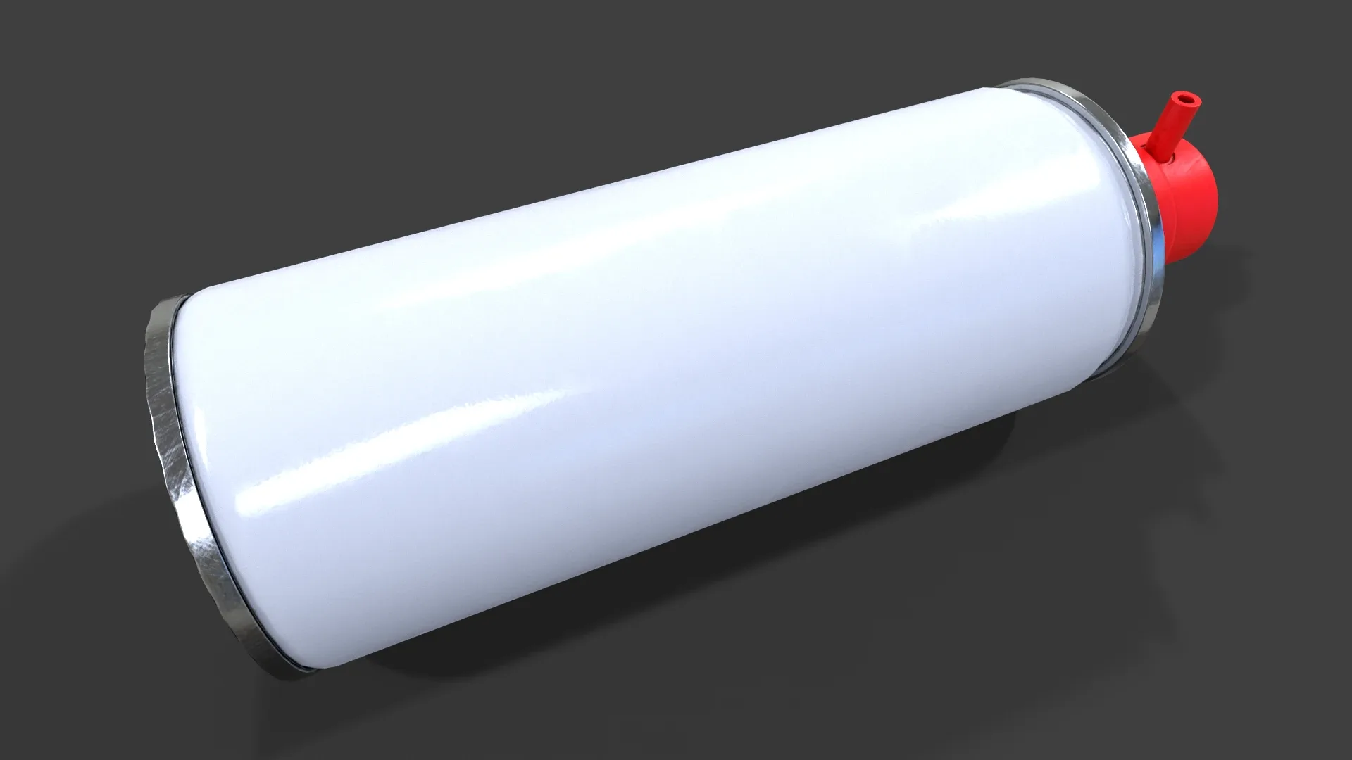 Compressed Air Can V02 - Low Poly