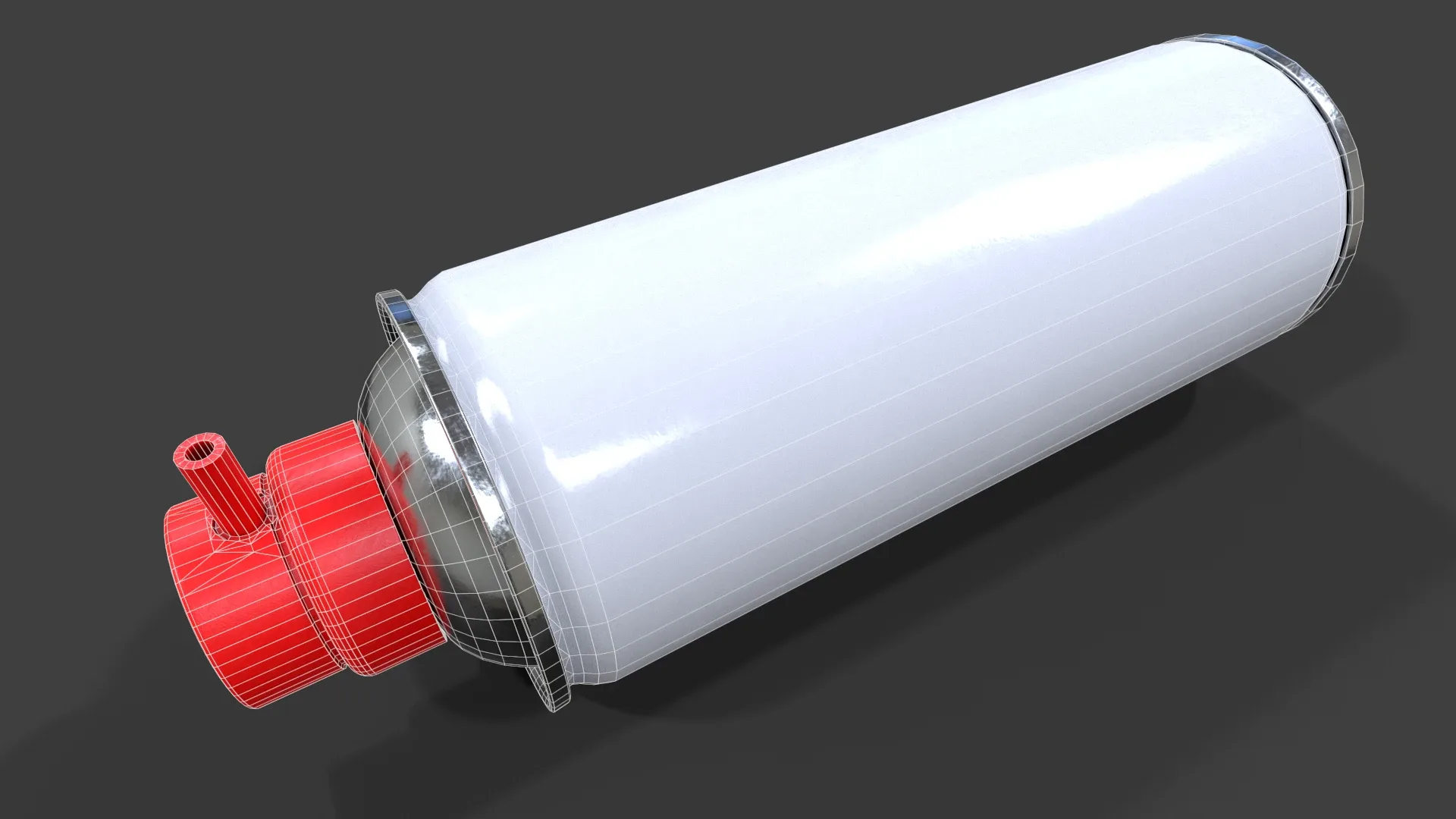 Compressed Air Can V02 - Low Poly