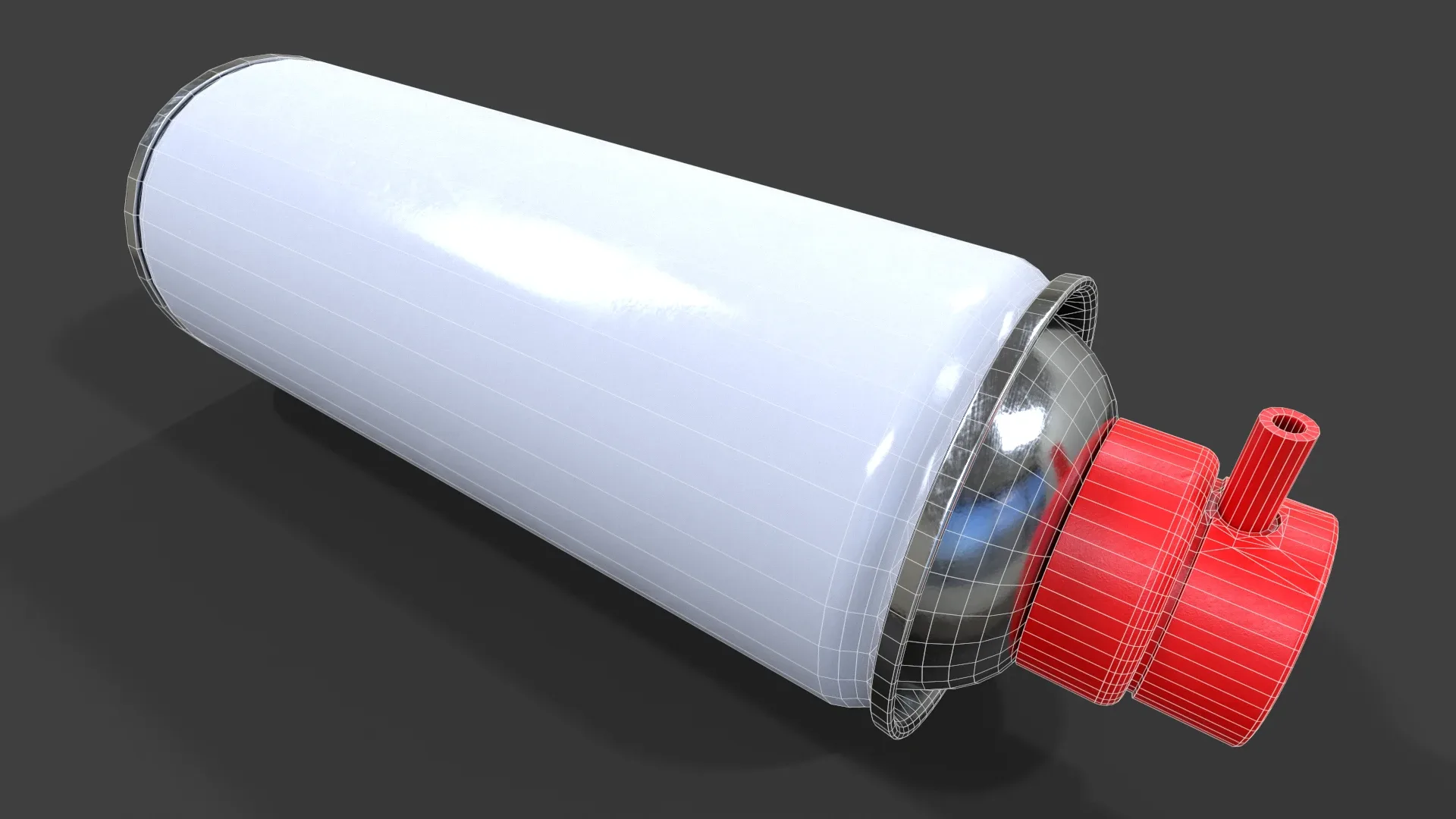 Compressed Air Can V02 - Low Poly