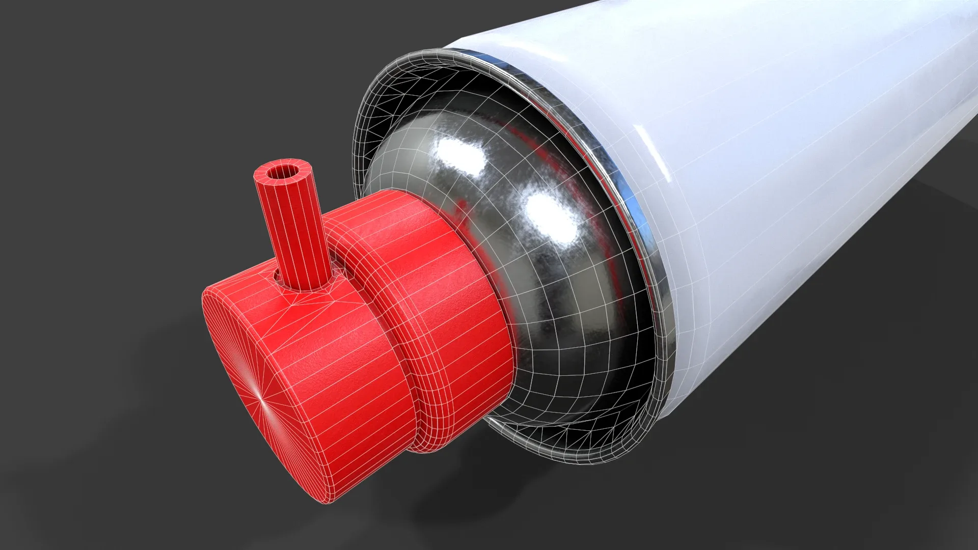 Compressed Air Can V02 - Low Poly