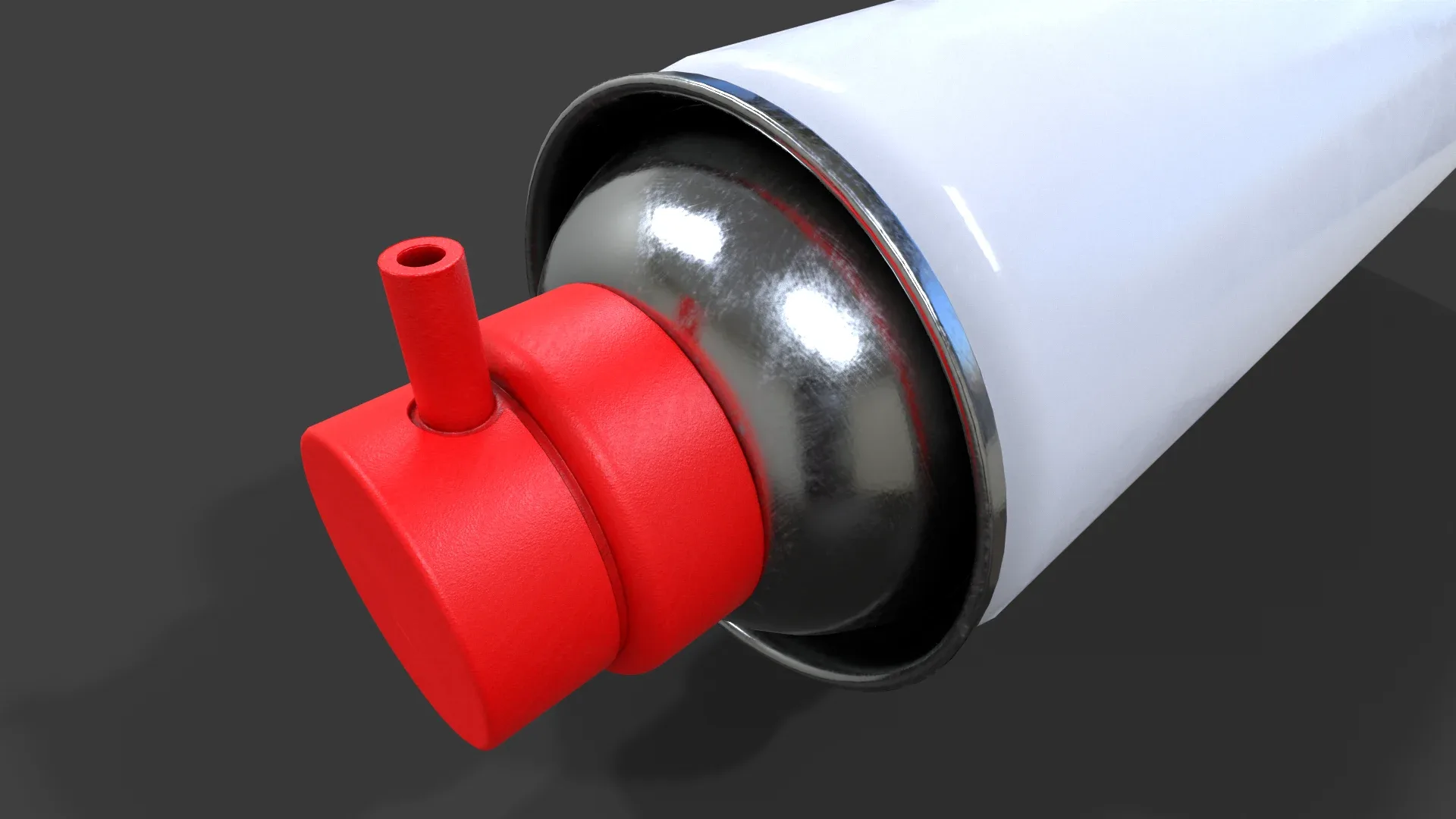 Compressed Air Can V02 - Low Poly