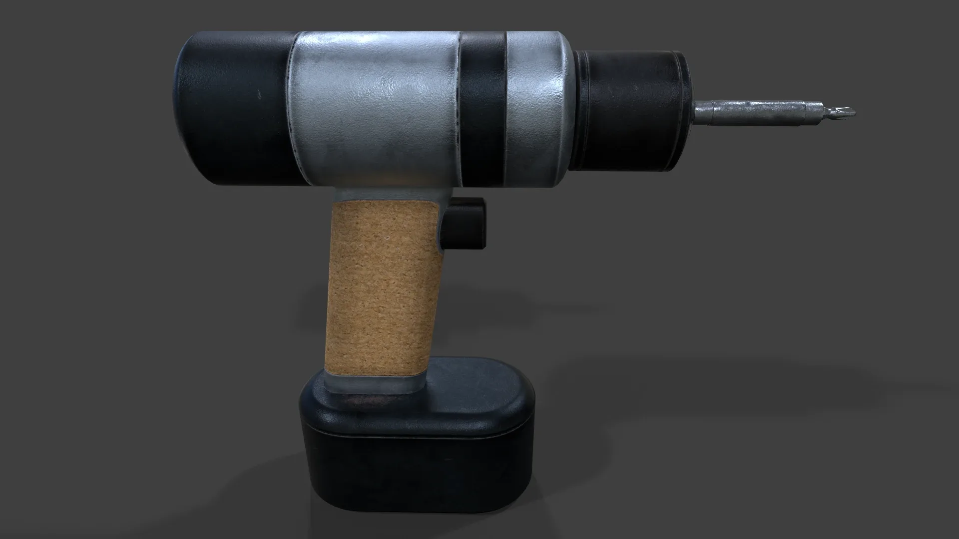 Cordless Drill V02 - Low Poly