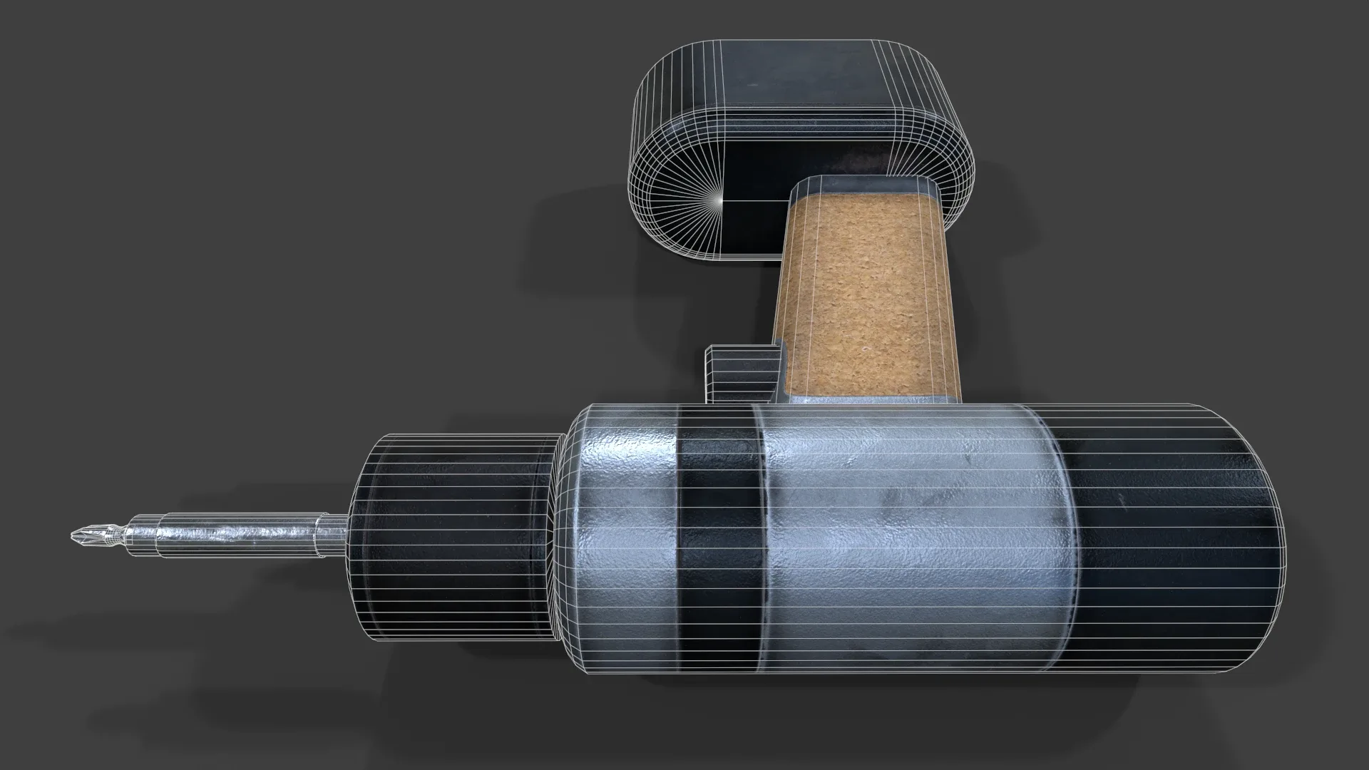 Cordless Drill V02 - Low Poly