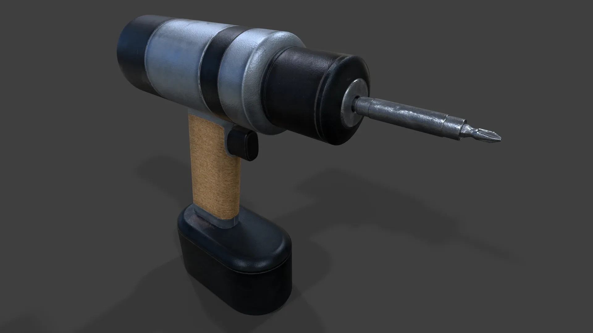 Cordless Drill V02 - Low Poly