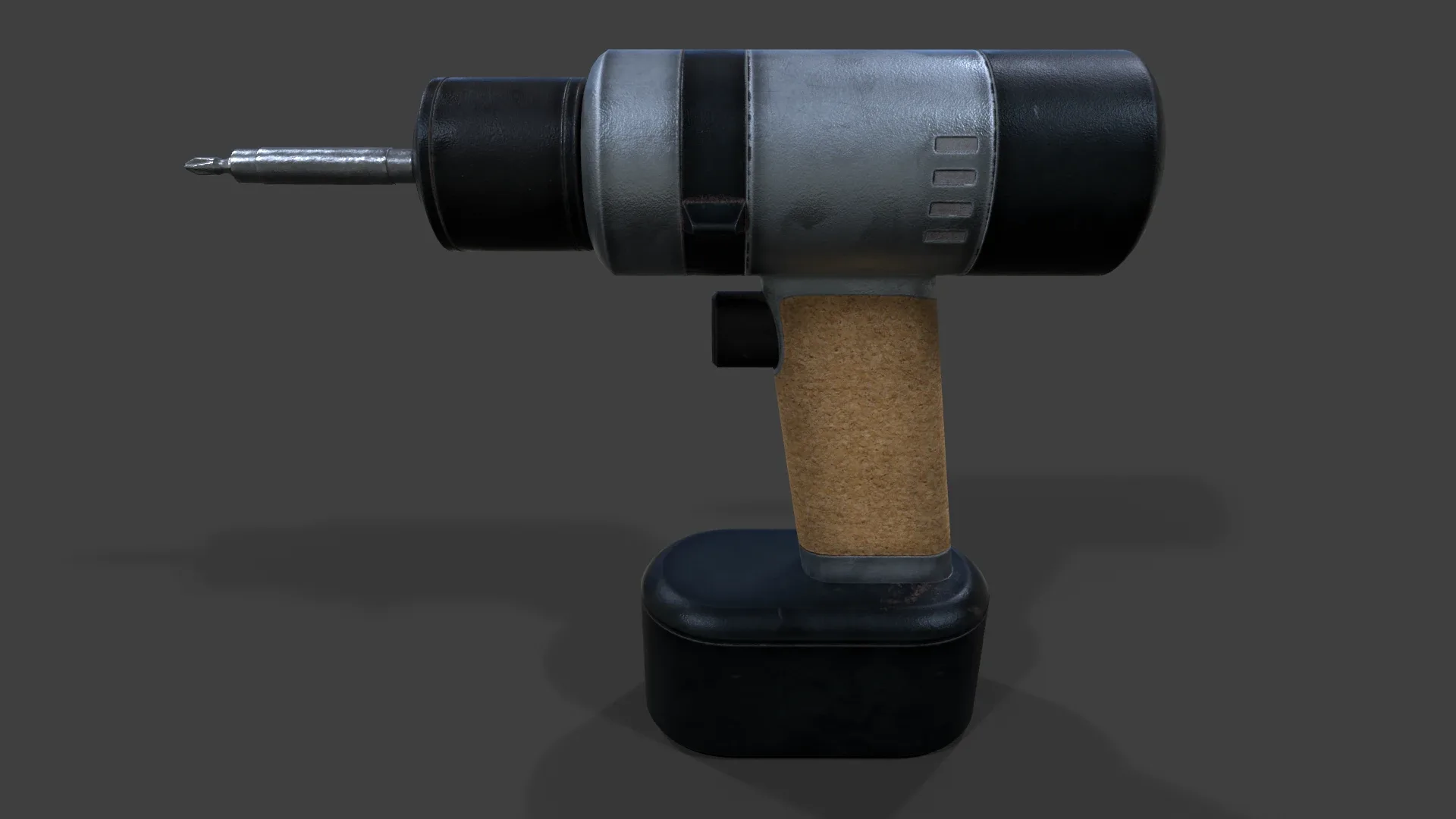 Cordless Drill V02 - Low Poly