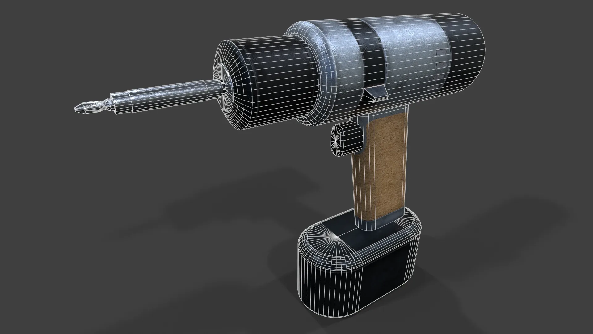 Cordless Drill V02 - Low Poly