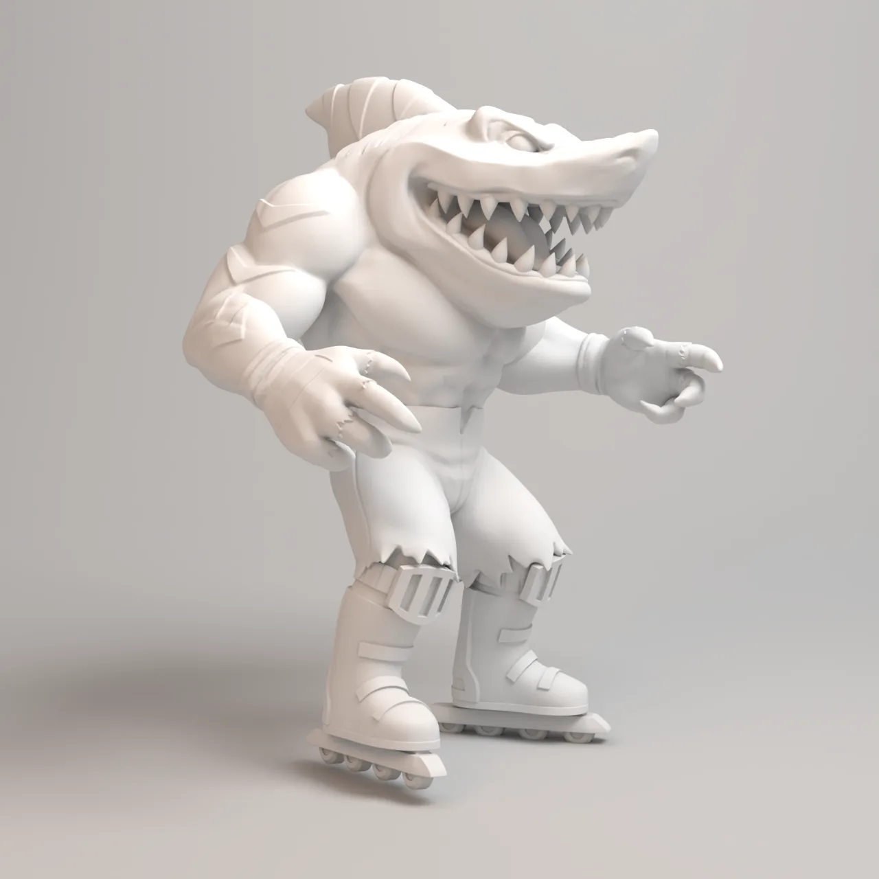 Figurine Street Sharks – Streex – Mattel – Vintage 90s