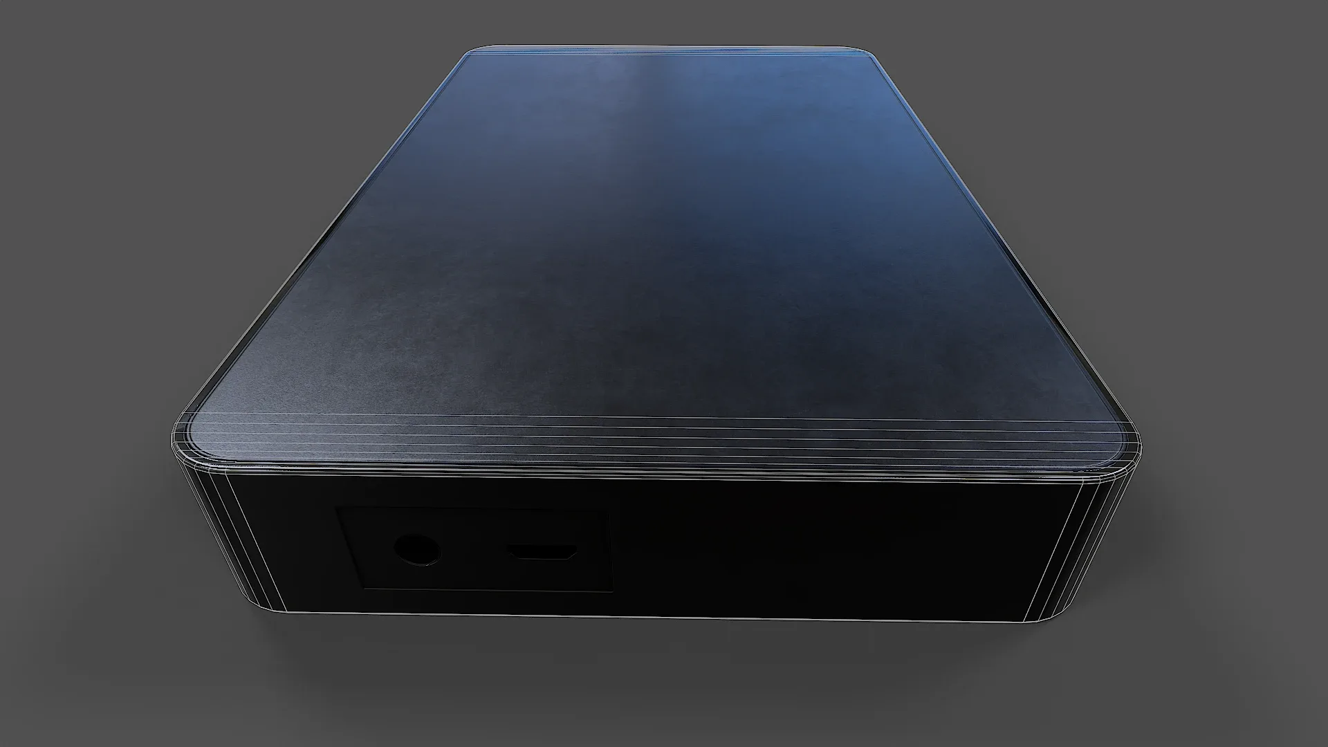 External Hard Drive Large V01 - Low Poly