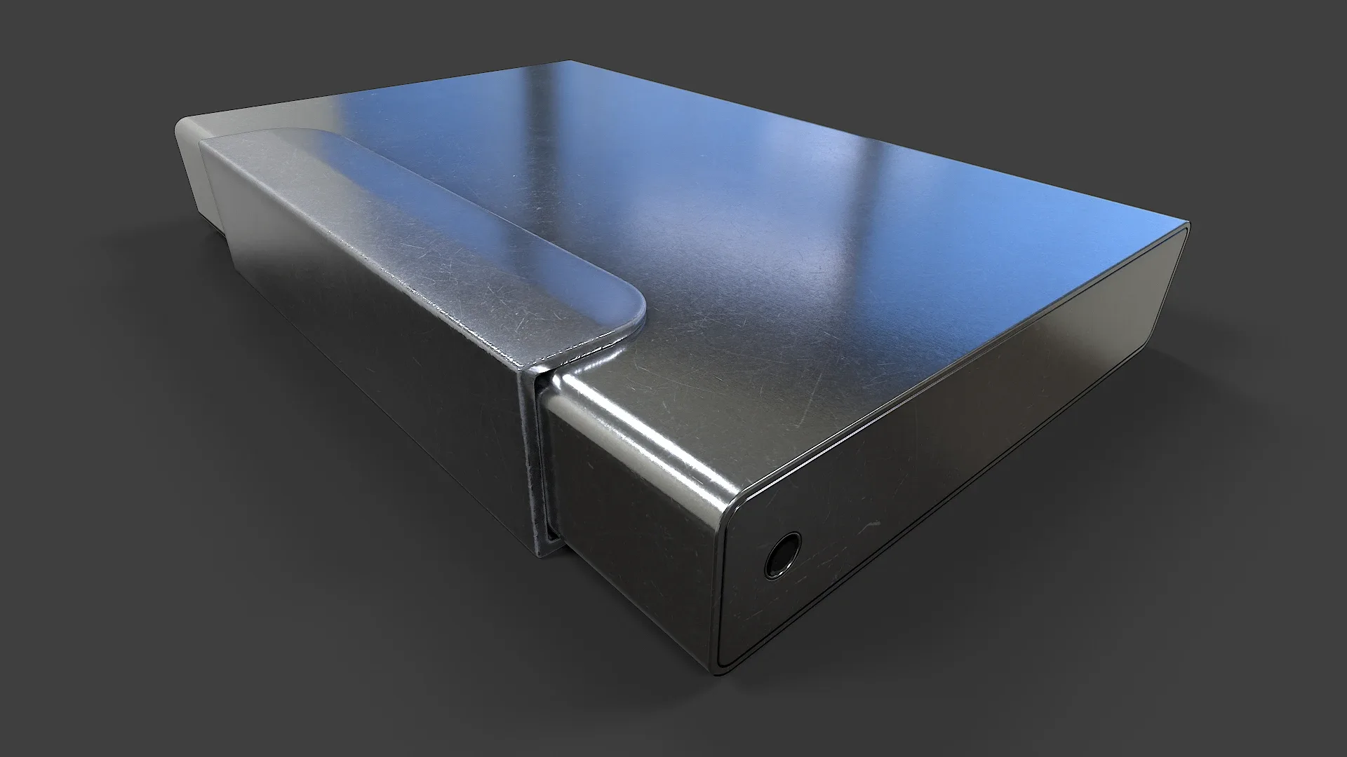 External Hard Drive Large V02 - Low Poly