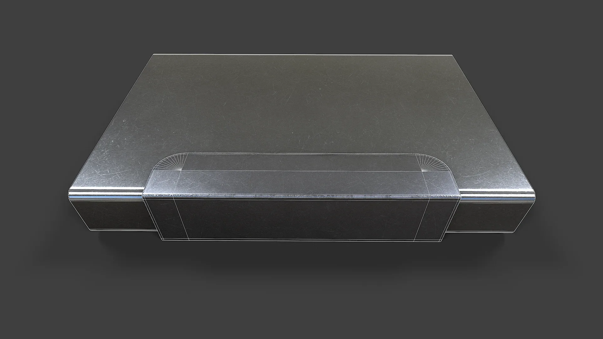 External Hard Drive Large V02 - Low Poly