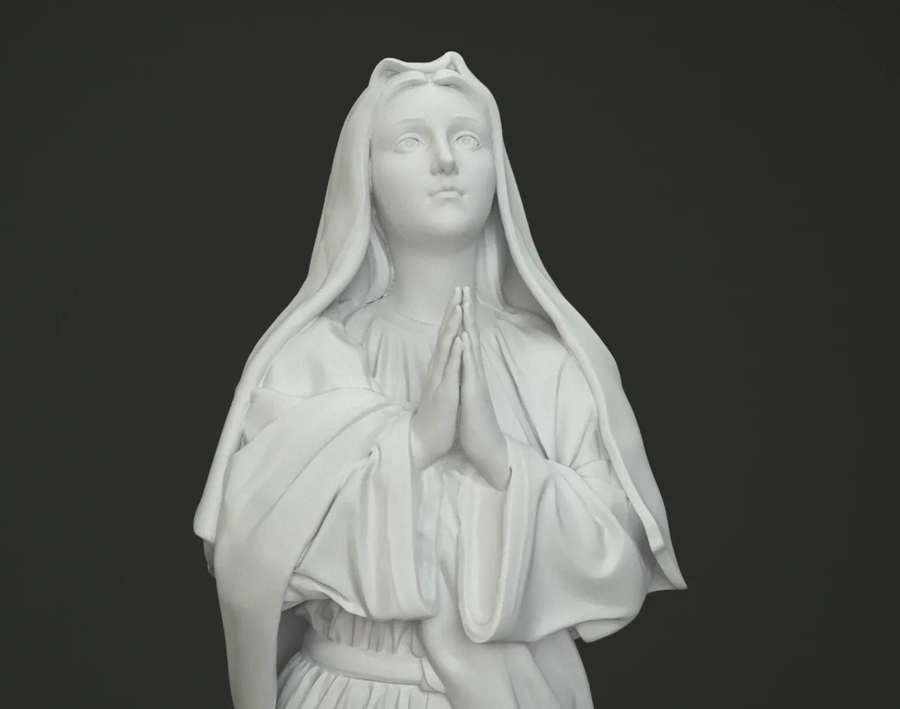 Mother Mary Statue 3D print model