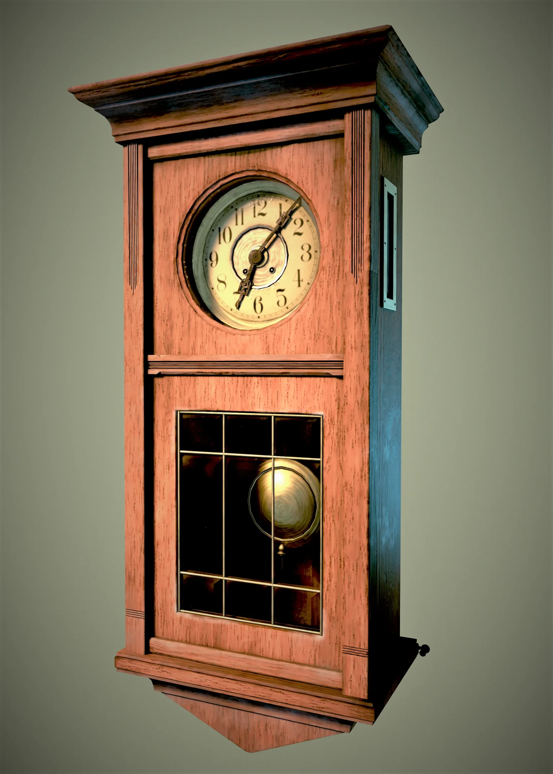 Retro clock by JAKSCH & Co. Riga, Russ Emp, 1901