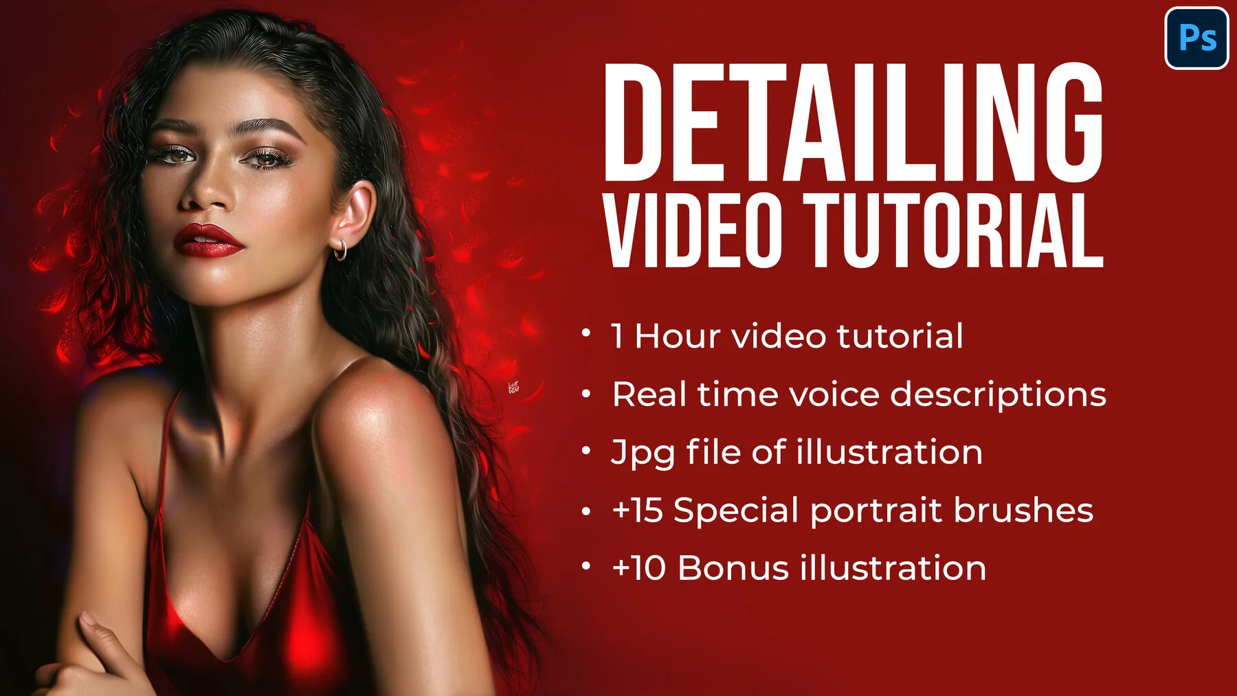 Detailing Illustration in Photoshop Video Tutorial