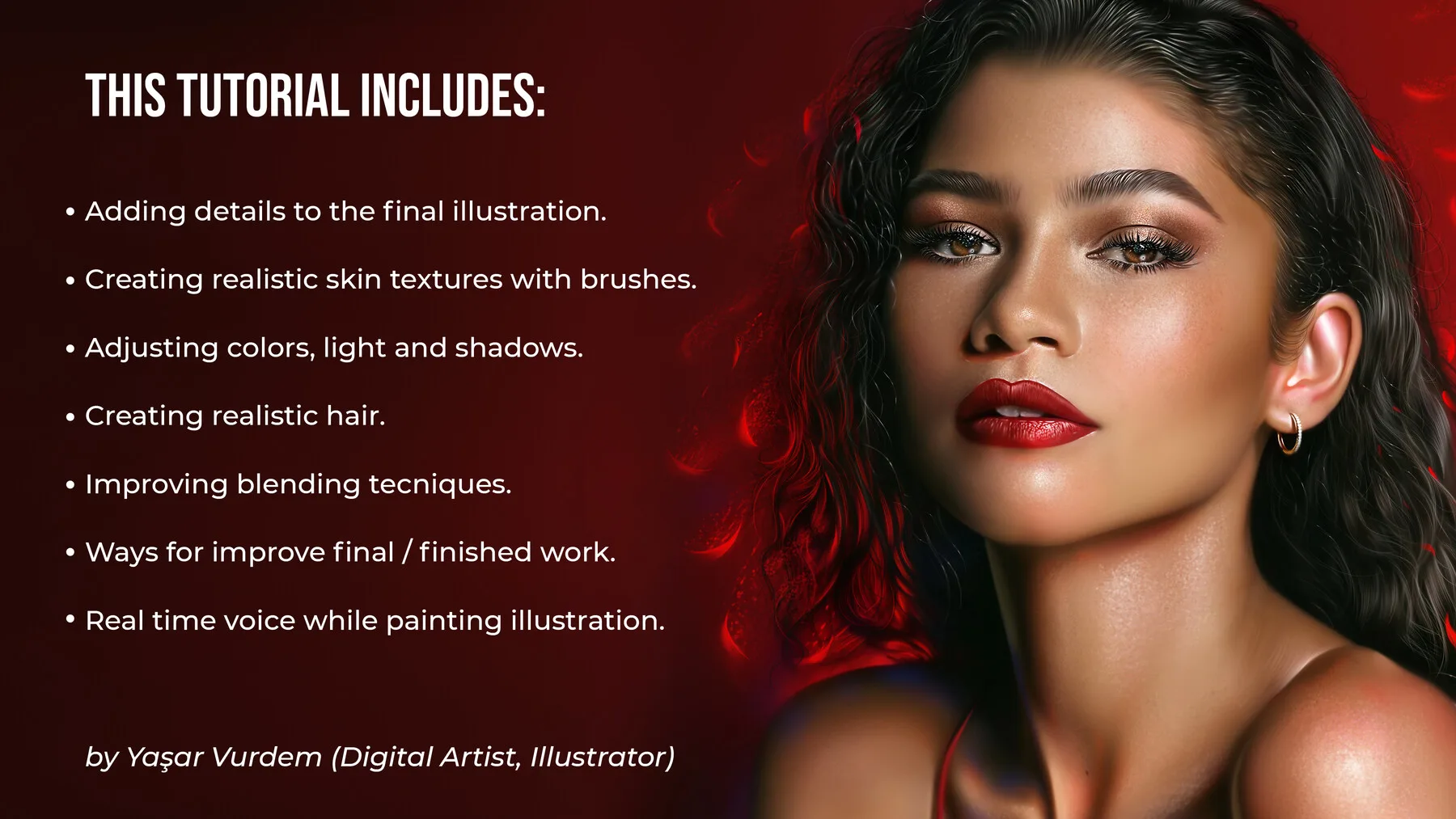 Detailing Illustration in Photoshop Video Tutorial