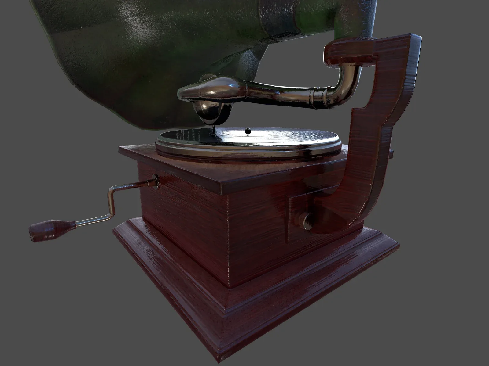 Phonograph - Low Poly