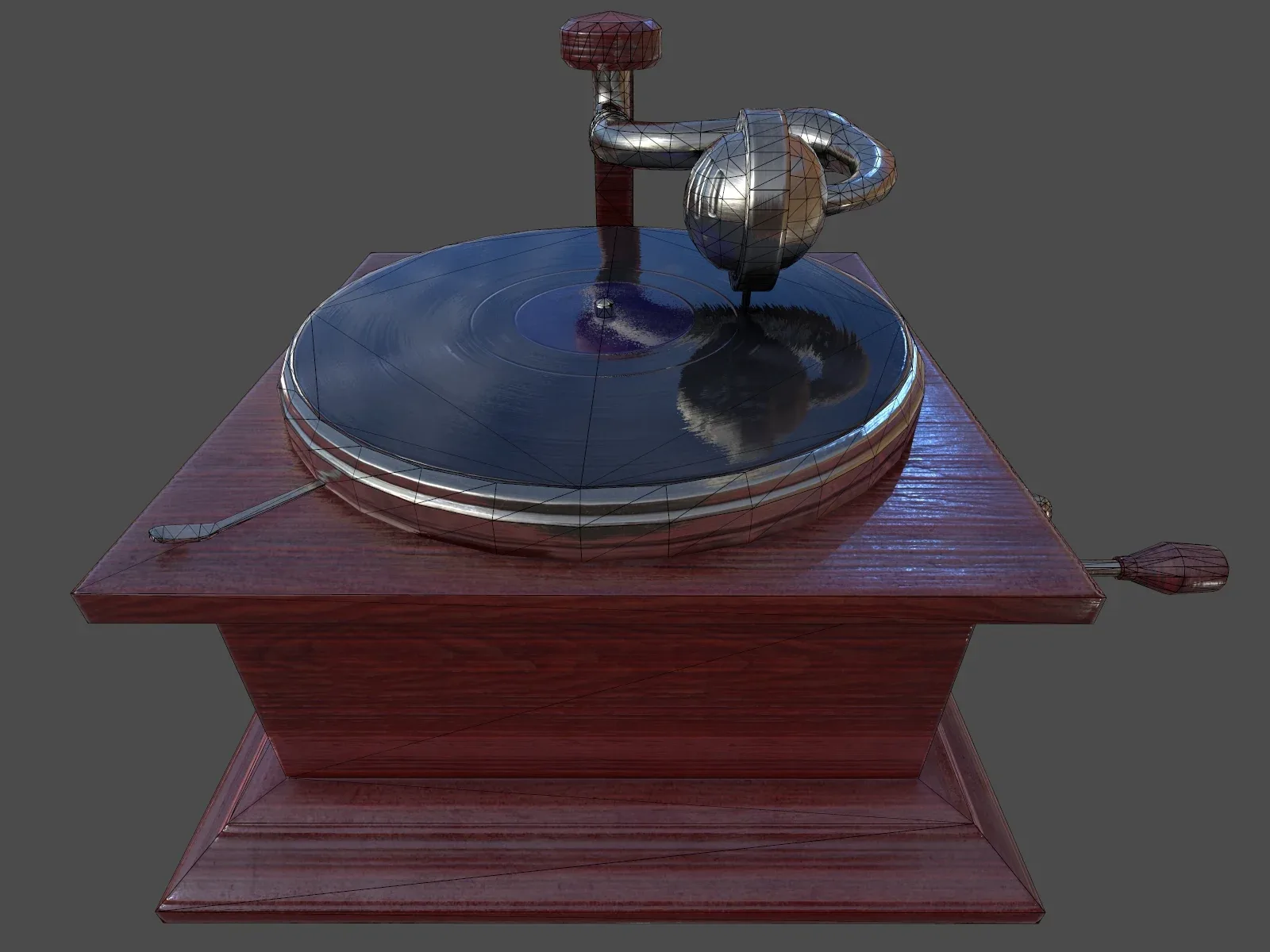 Phonograph - Low Poly