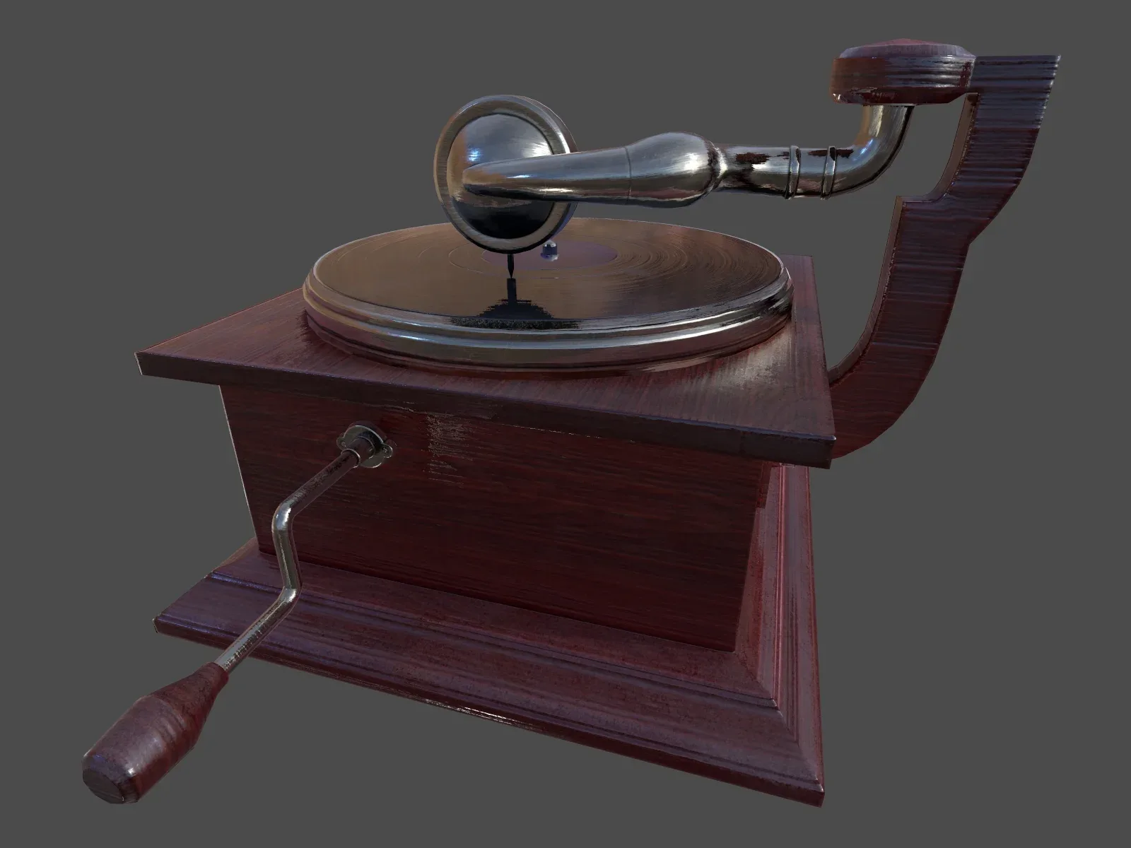 Phonograph - Low Poly