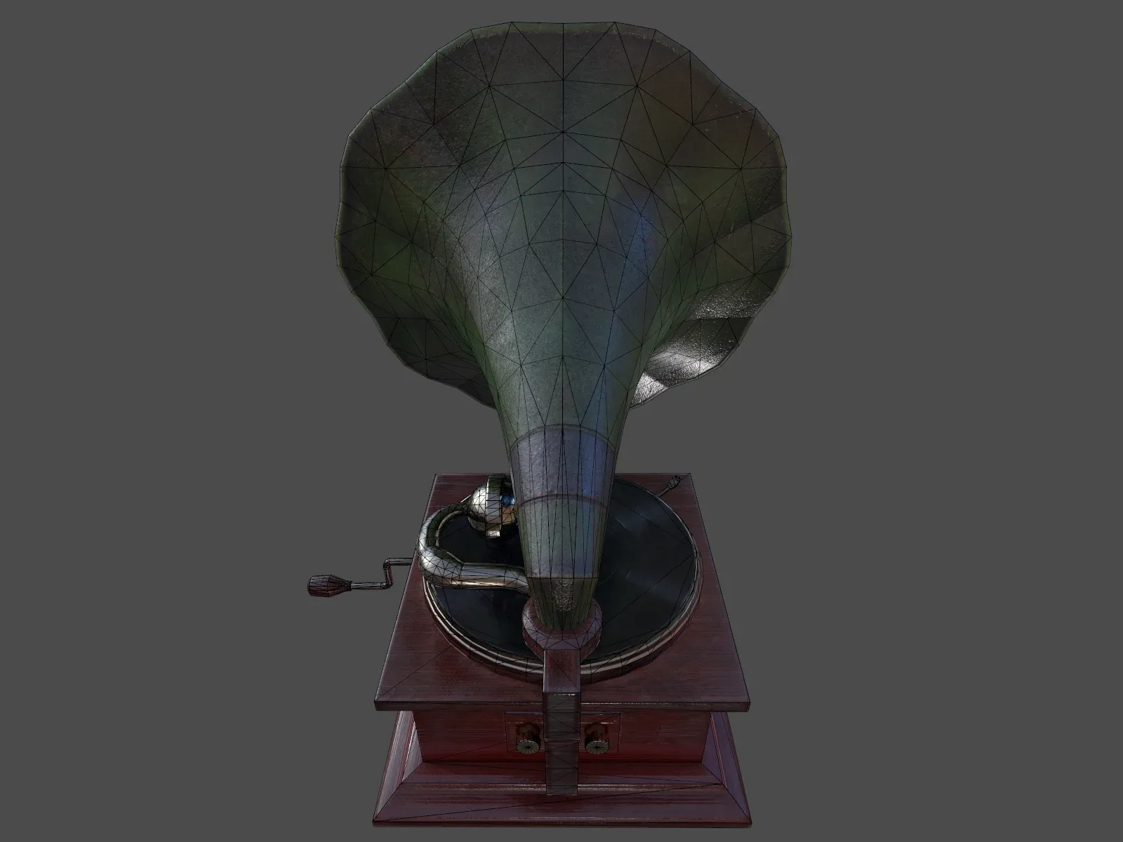 Phonograph - Low Poly