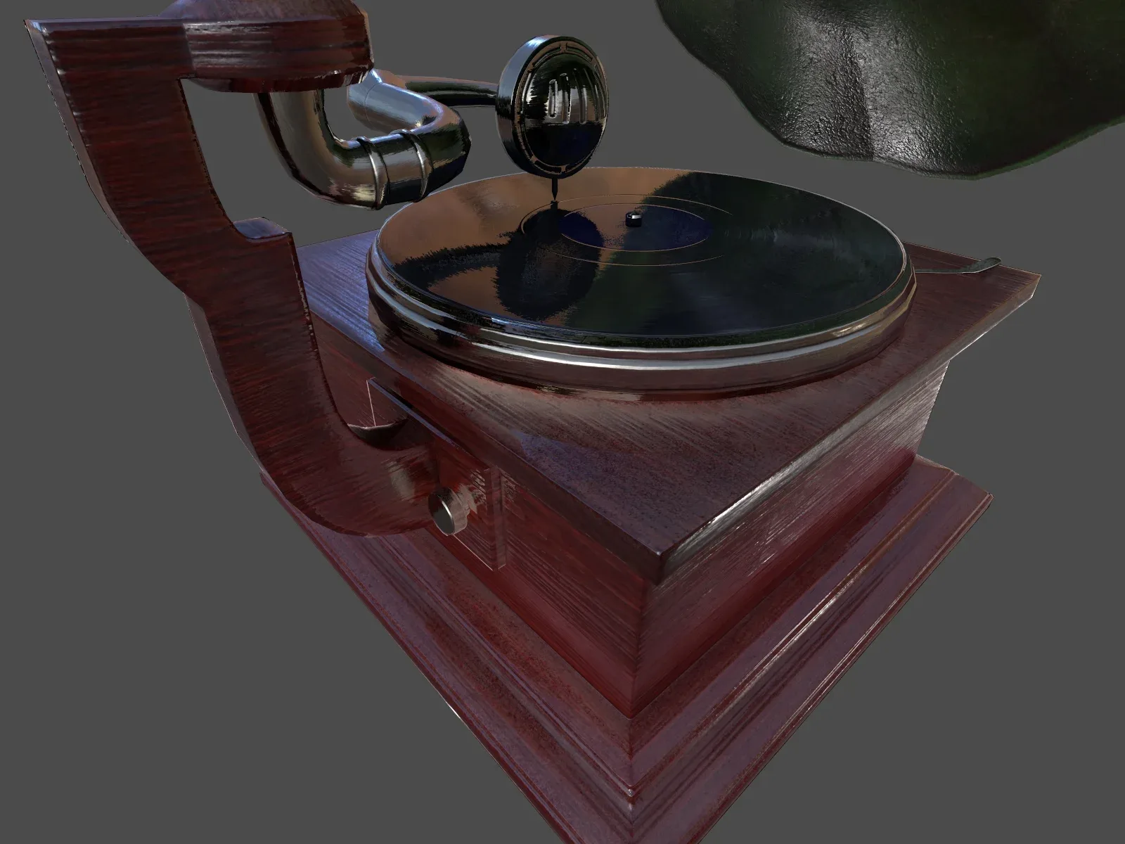 Phonograph - Low Poly