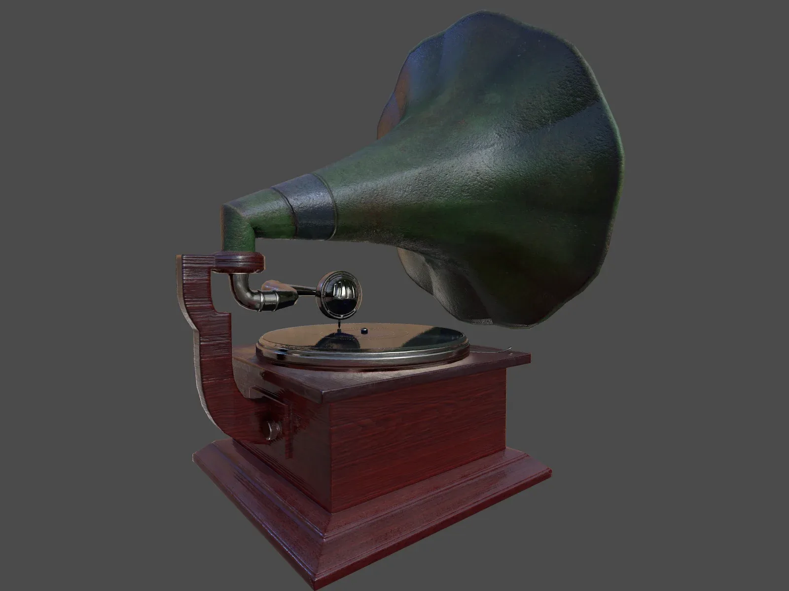 Phonograph - Low Poly