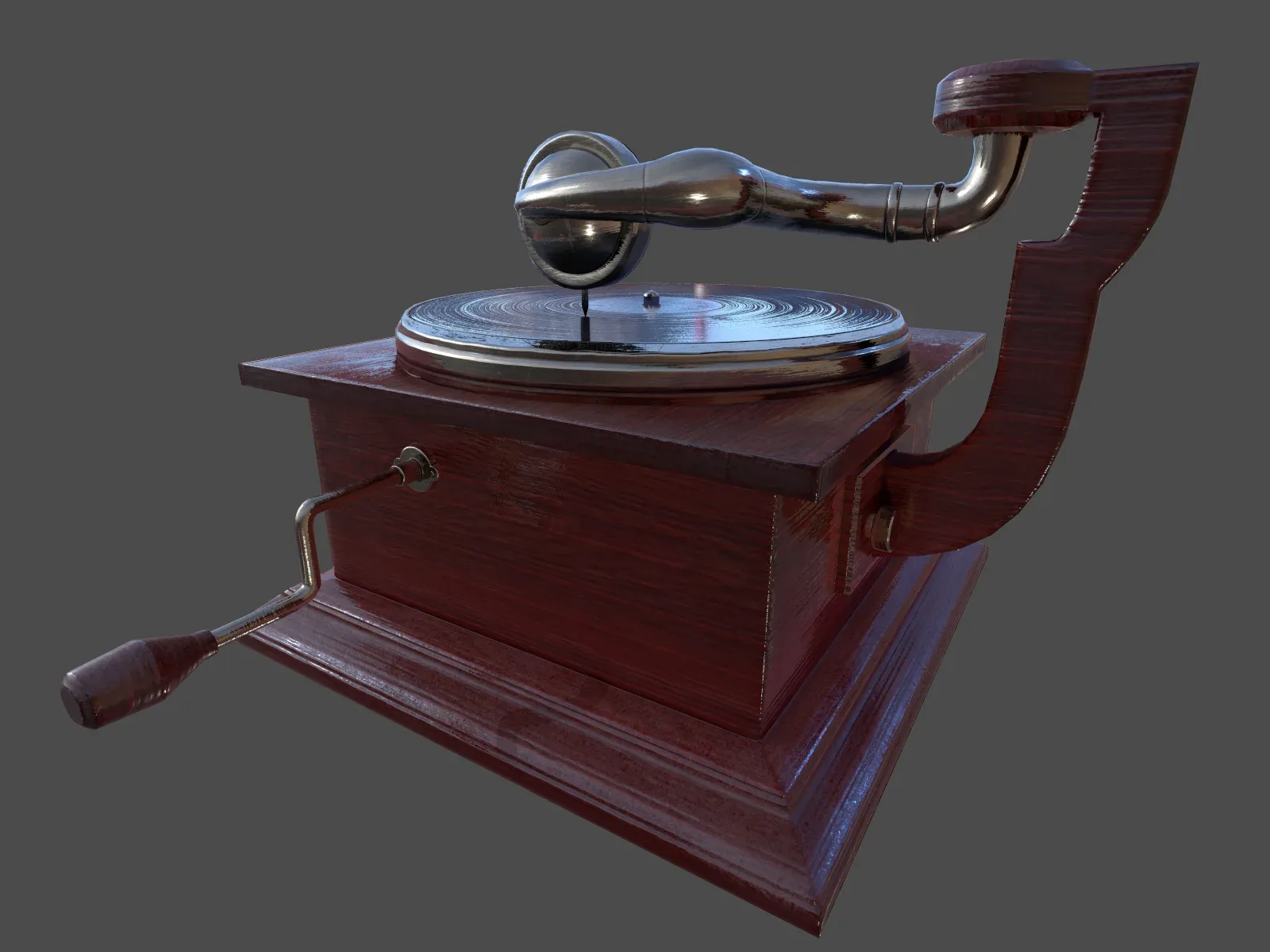 Phonograph - Low Poly