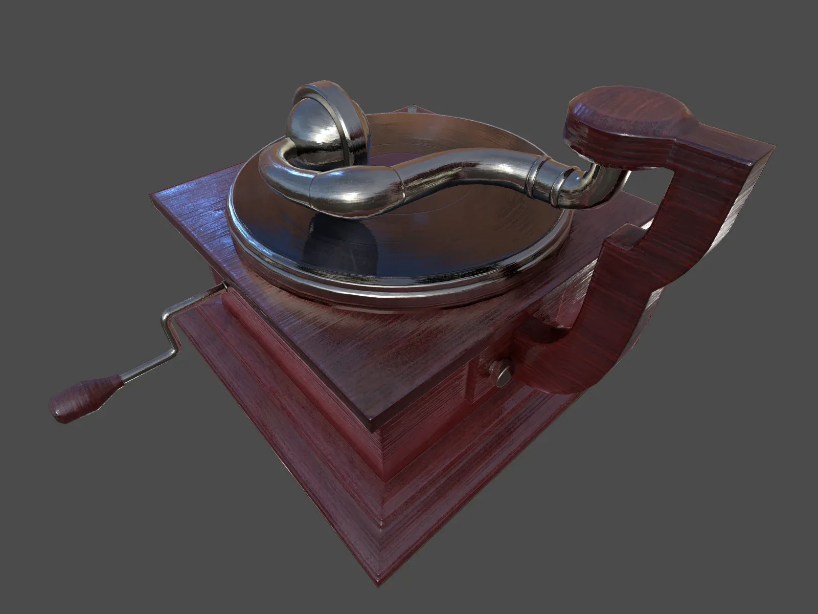 Phonograph - Low Poly