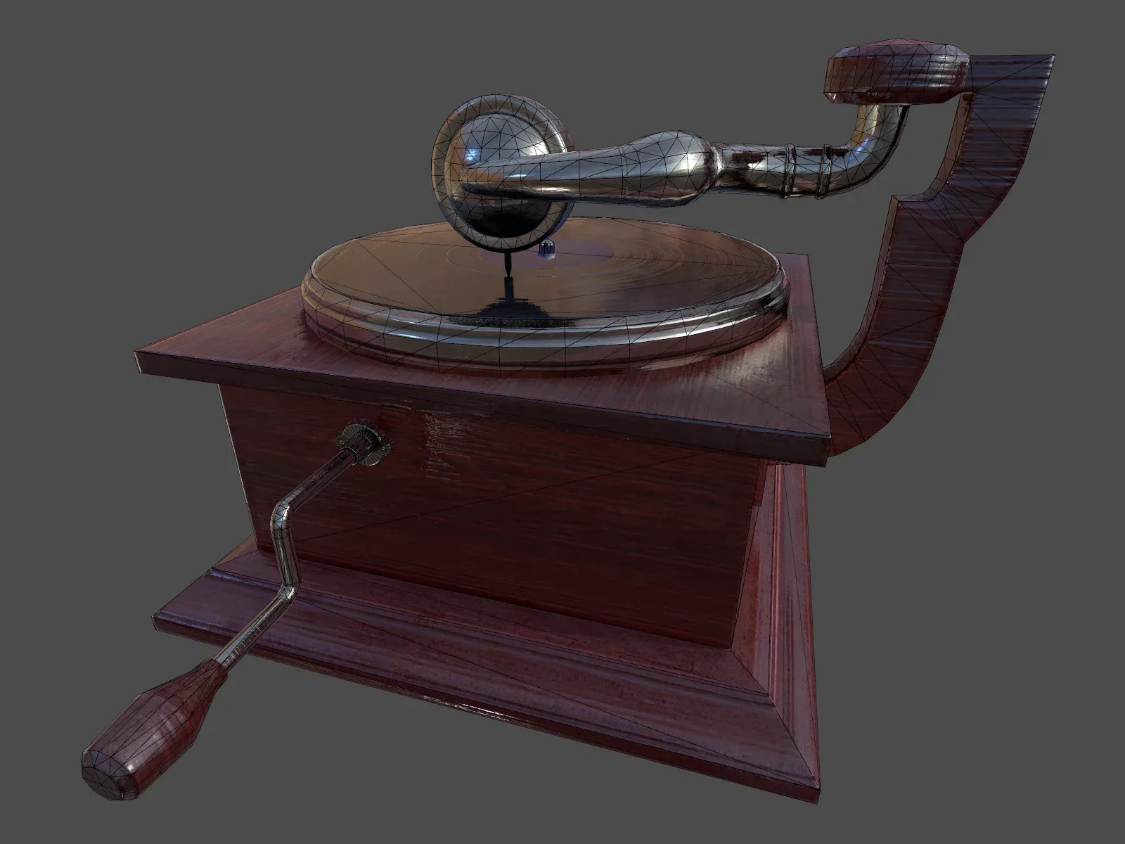 Phonograph - Low Poly