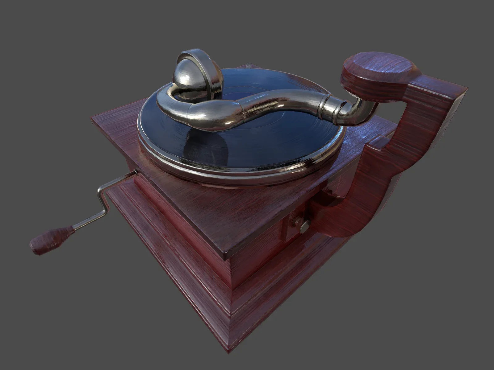 Phonograph - Low Poly