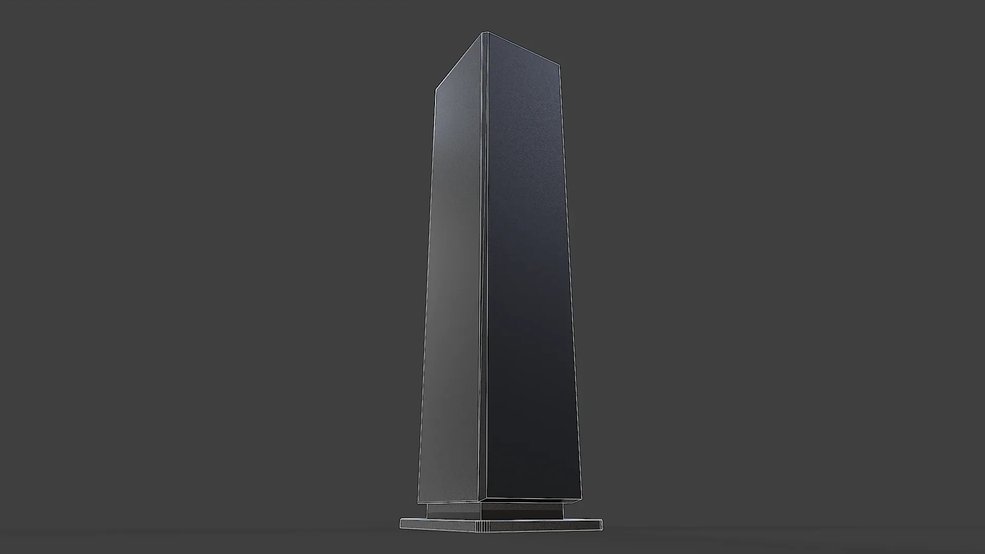 Tower Speaker V02 - Low Poly