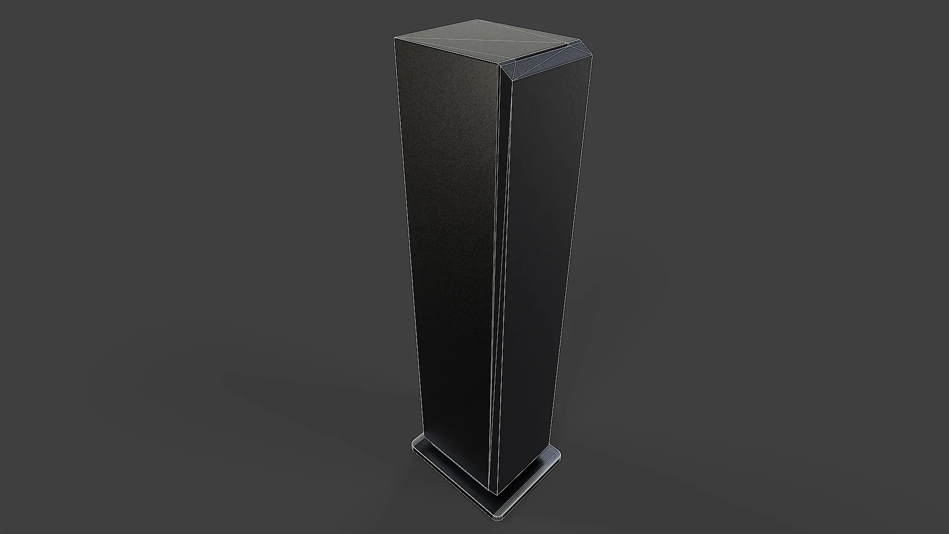 Tower Speaker V02 - Low Poly