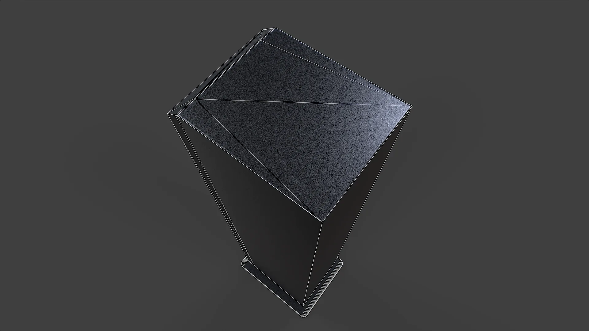 Tower Speaker V02 - Low Poly