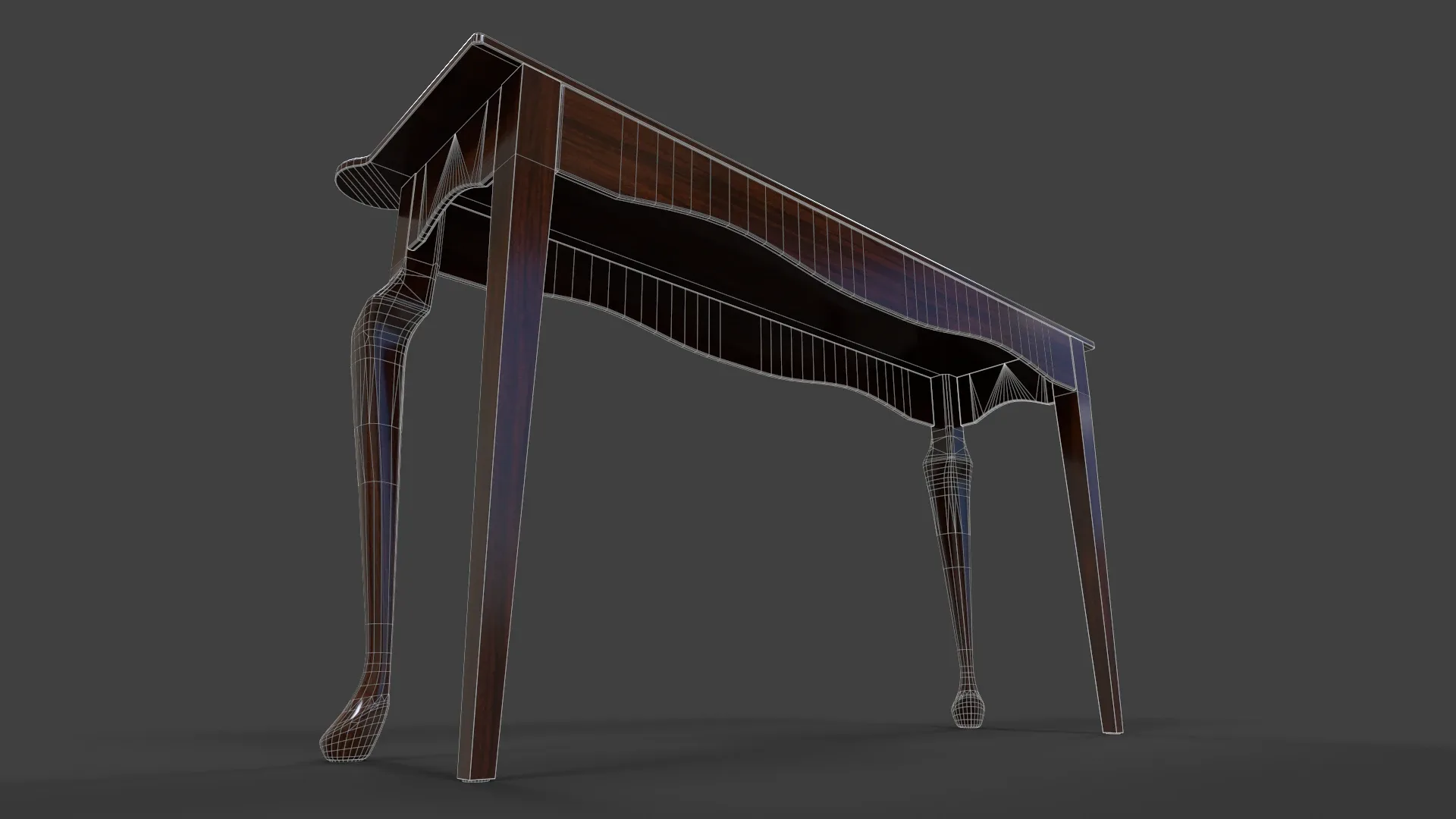 Hall Table - Low Poly