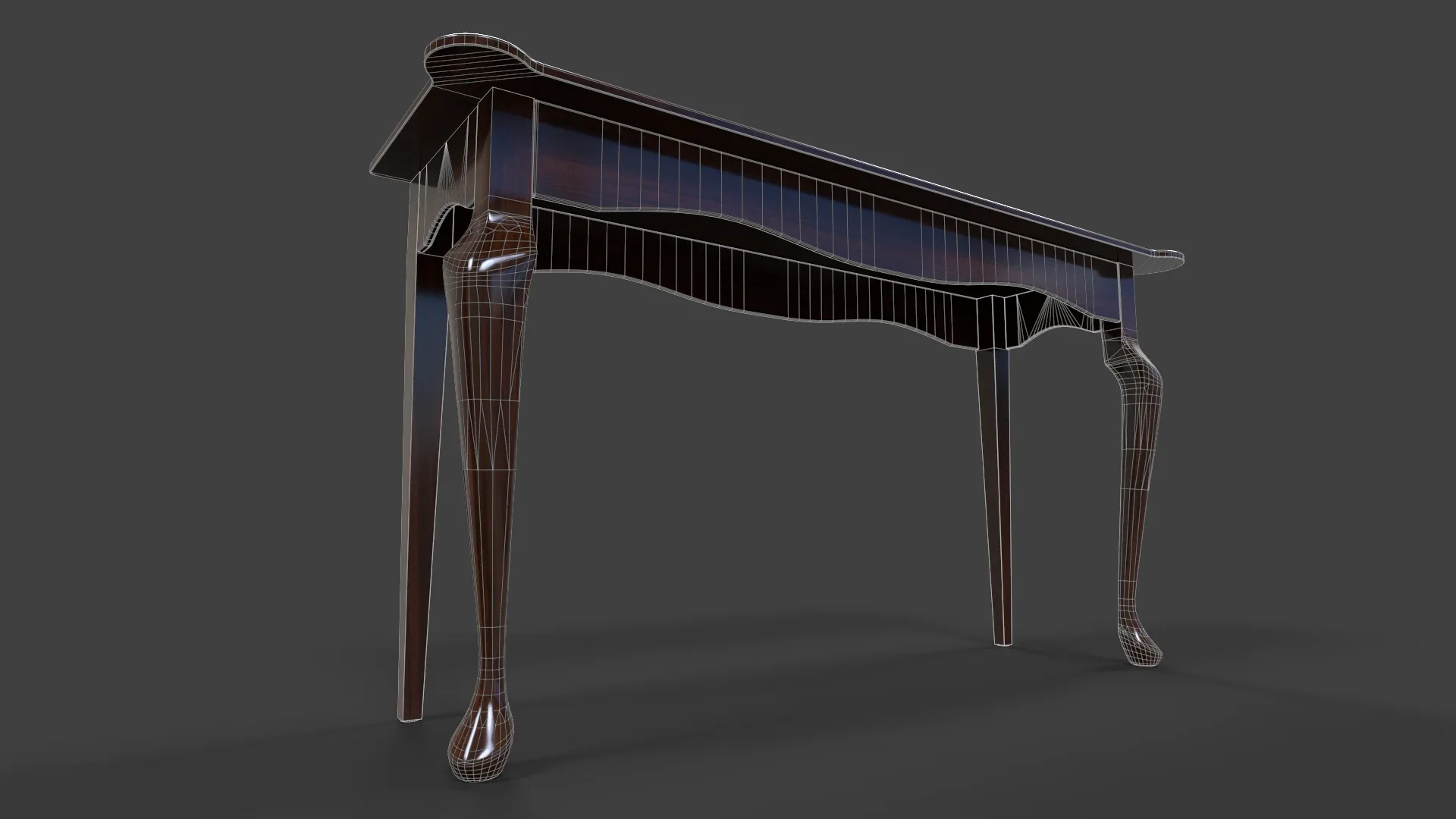 Hall Table - Low Poly