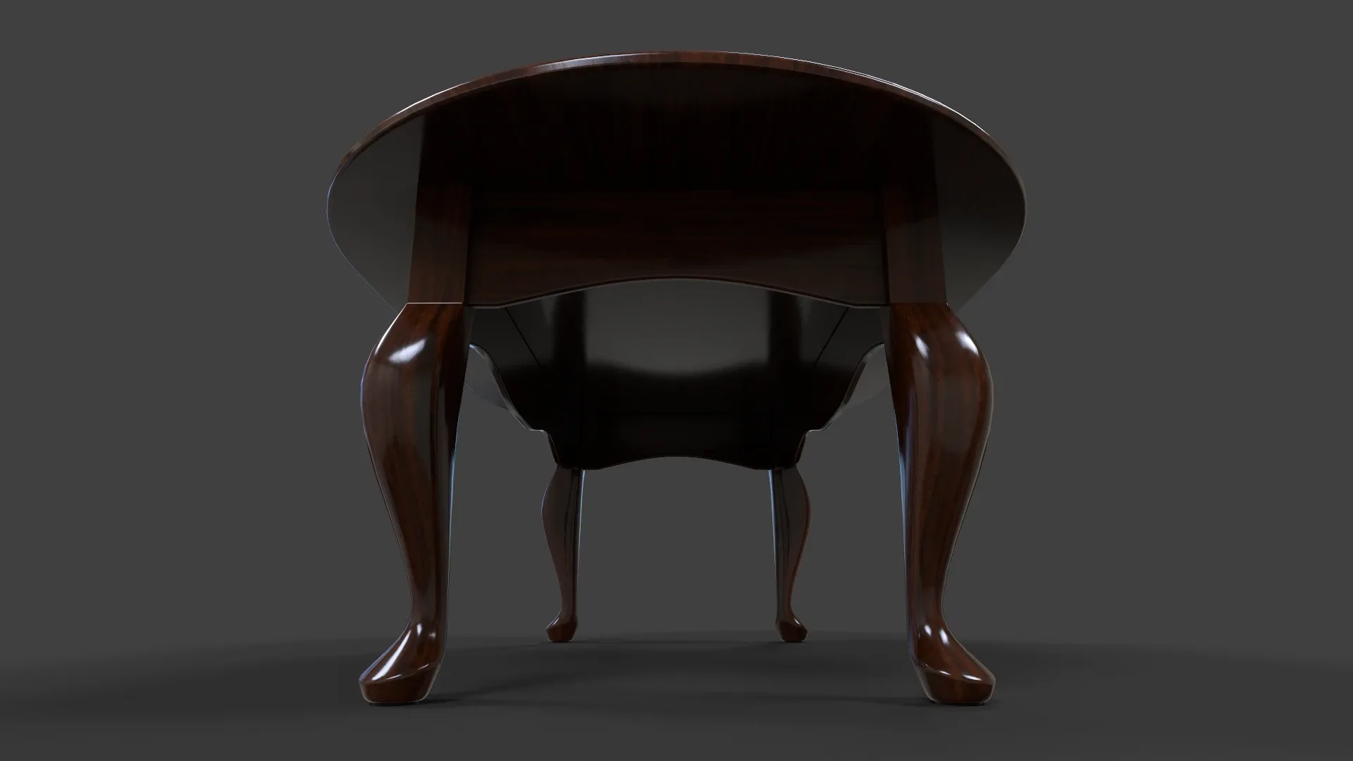 Oval Cofee Table - Low Poly