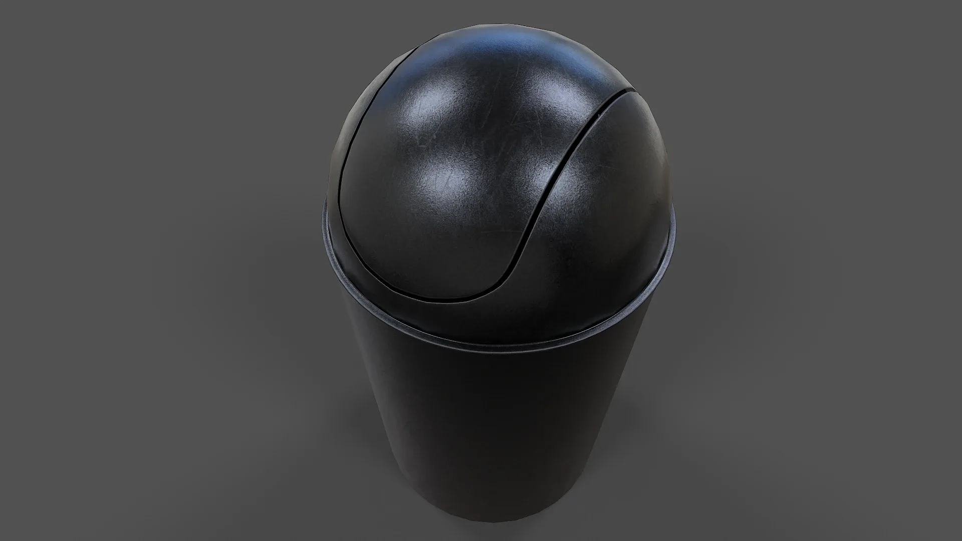 Trash Can V01 - Low Poly