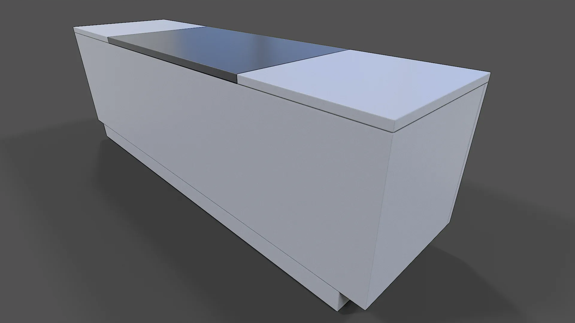 Tv Stand V03 - Low Poly