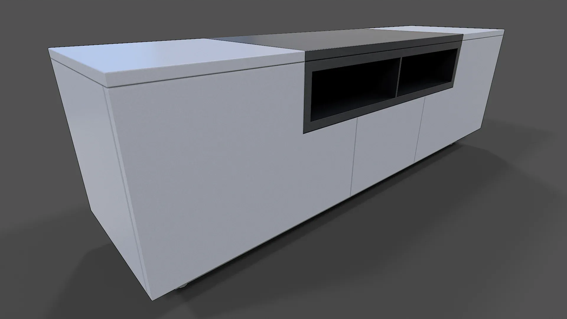 Tv Stand V03 - Low Poly