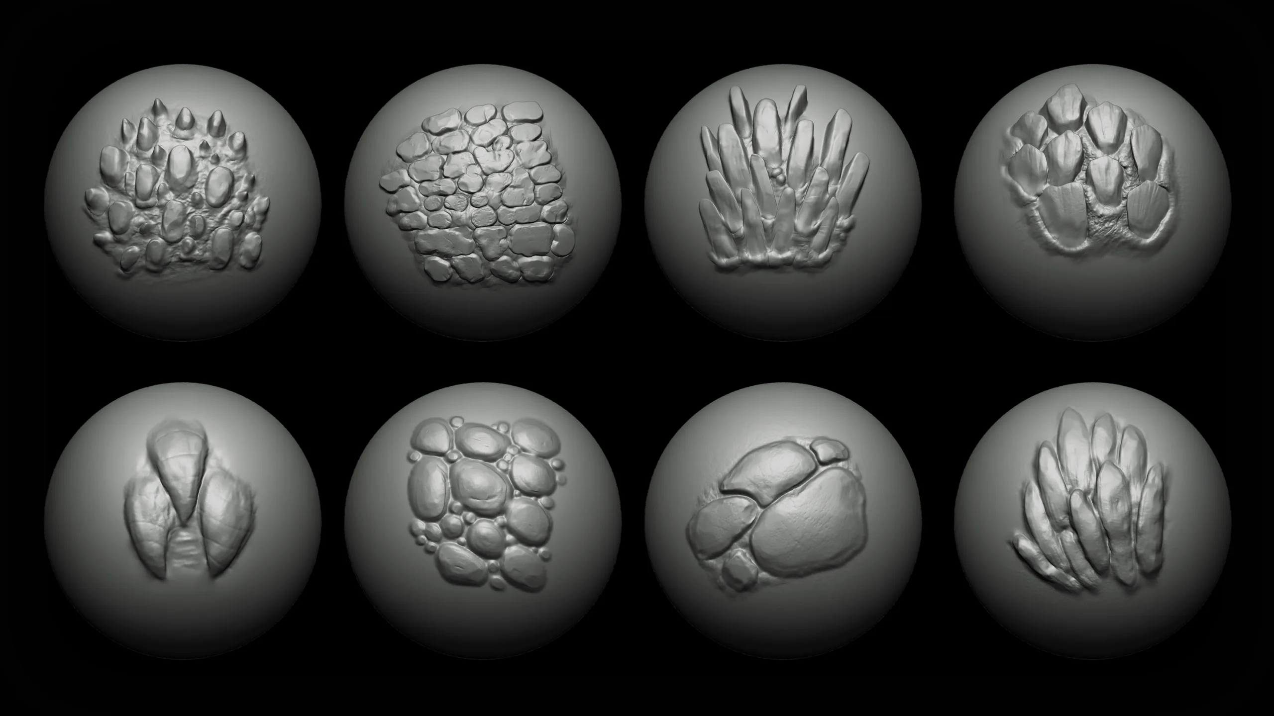 Zbrush + Blender Dragon Maker 180 Brushes