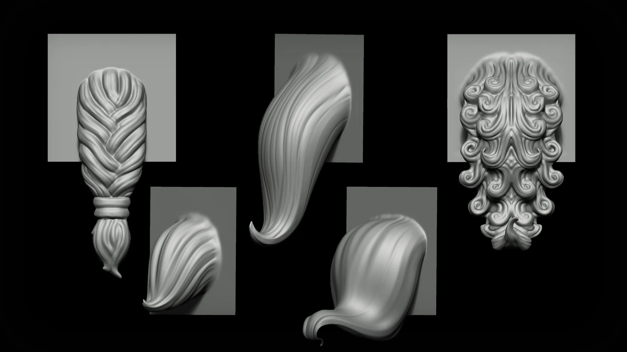 ZBrush + Blender - Beards VDM Brush