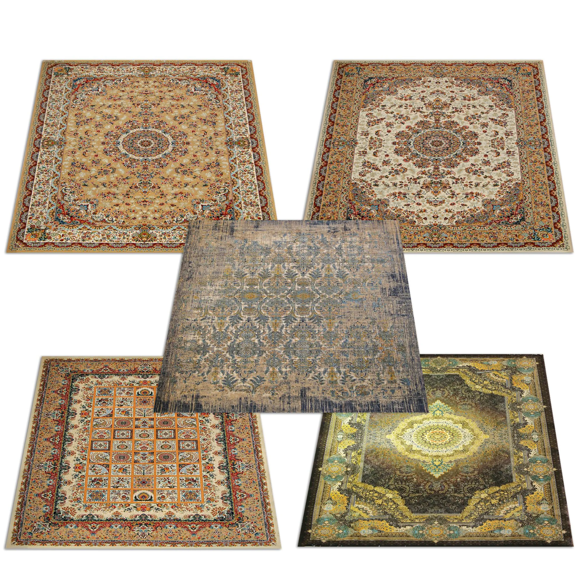 Persian Carpet Collectionvol174k FlippedNormals